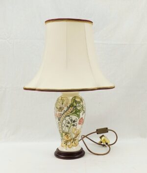Moorcroft Golden Lily Pattern Table Lamp