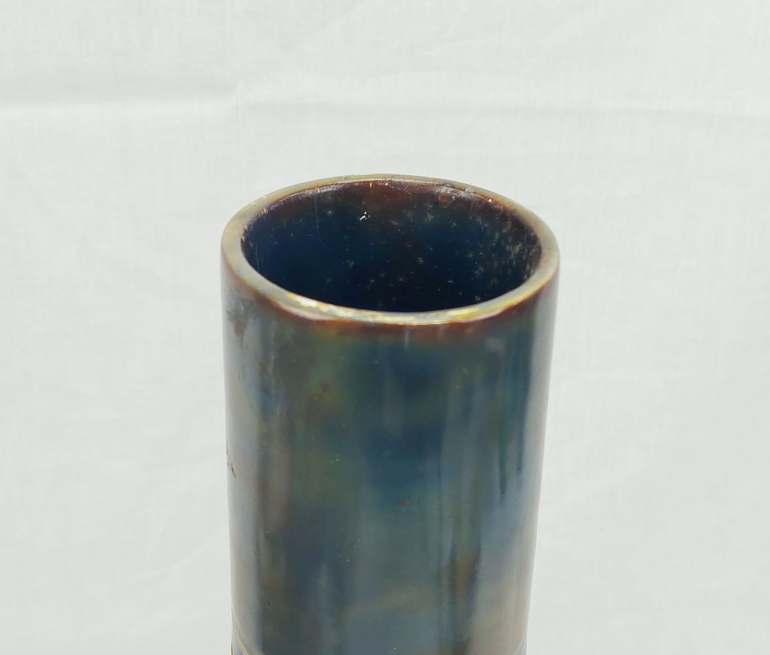 c1900 Large 58cm Doulton Lambeth Persian Form Stoneware Vase By Eliza Simmance - Image 3