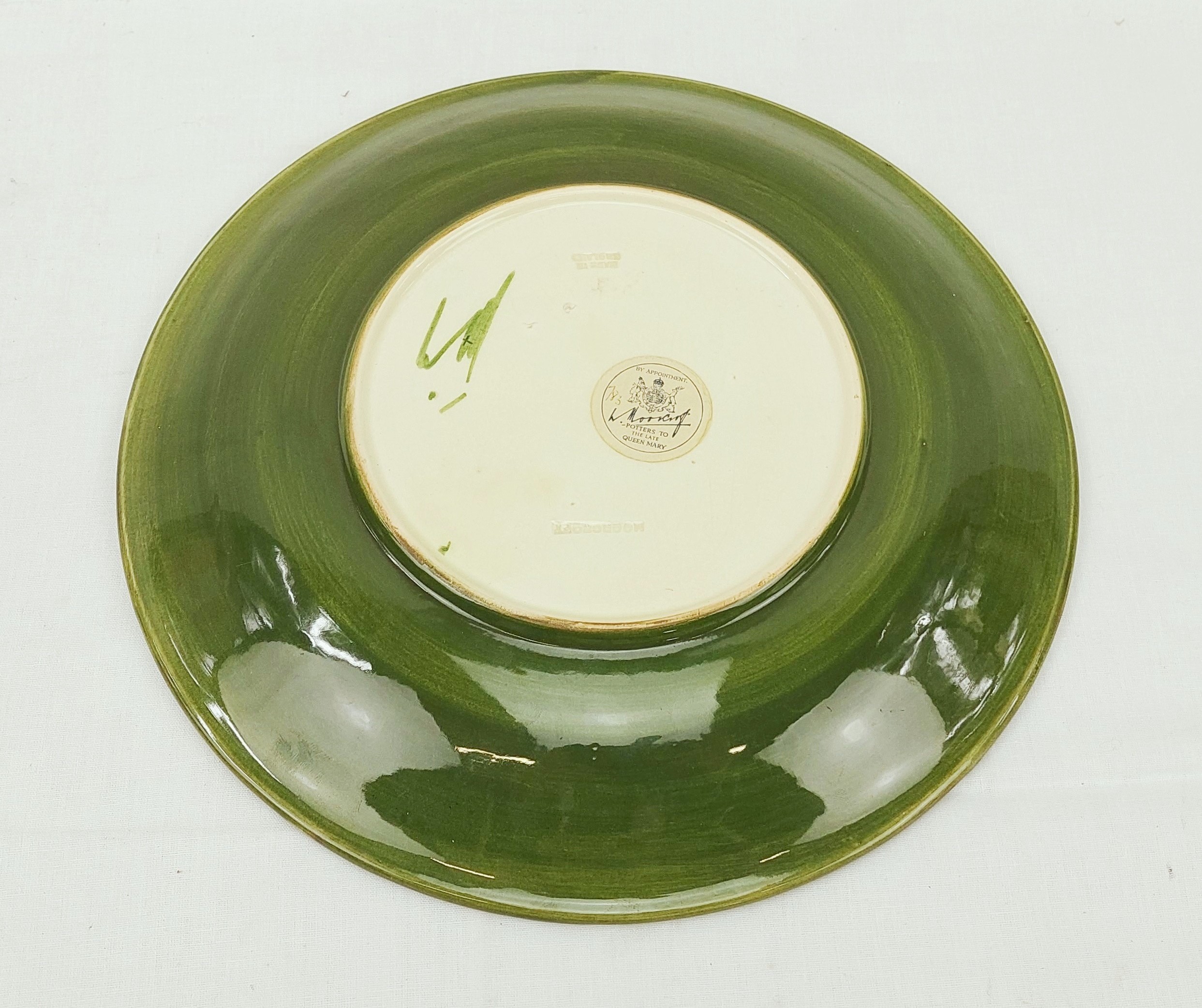 Moorcroft Hibiscus Pattern Plate - Image 4