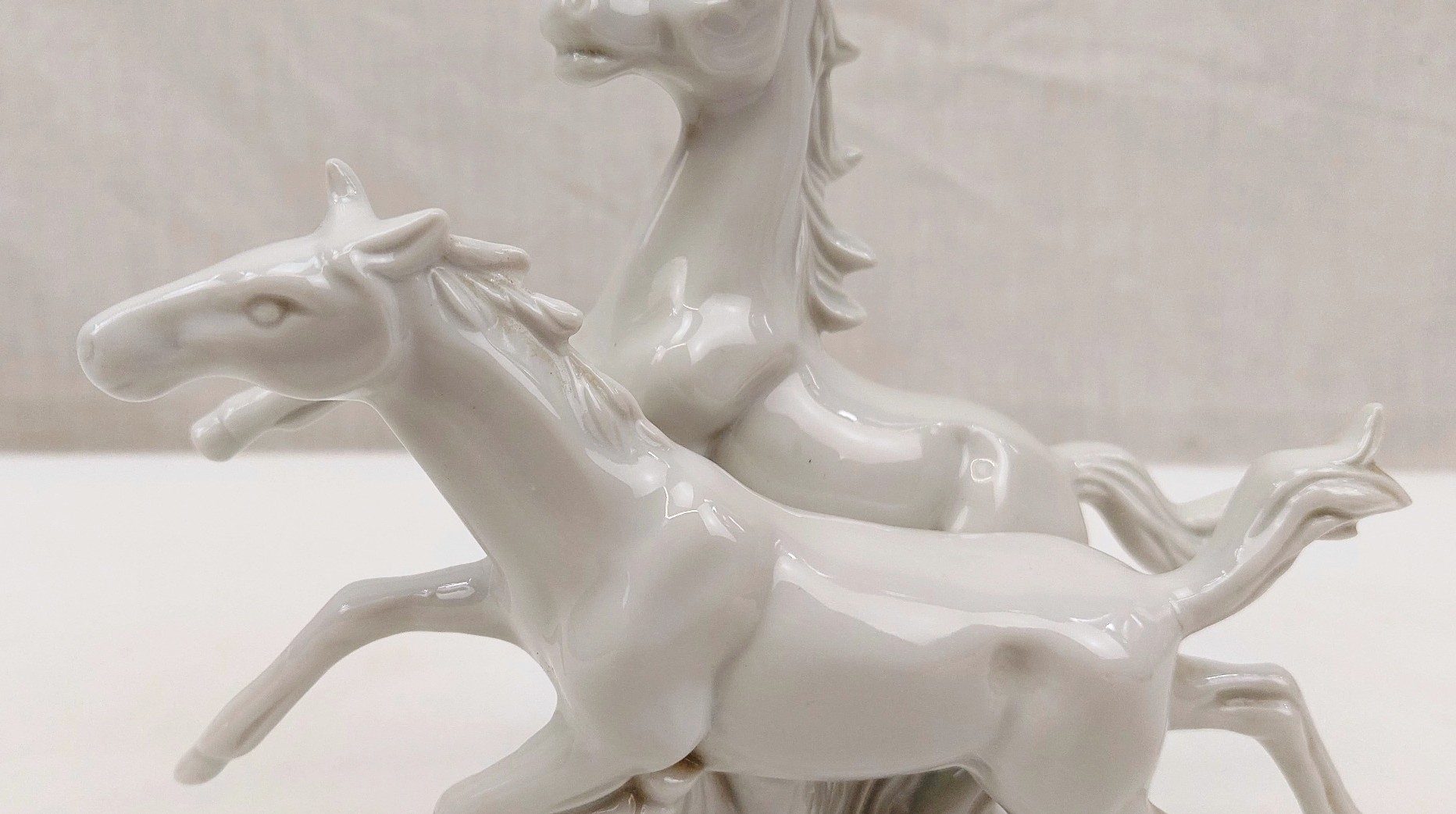 Small Ceramic Pair Of Horses - Image 6