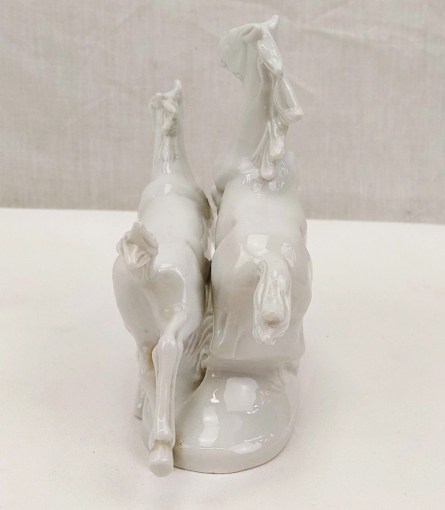 Small Ceramic Pair Of Horses - Image 4