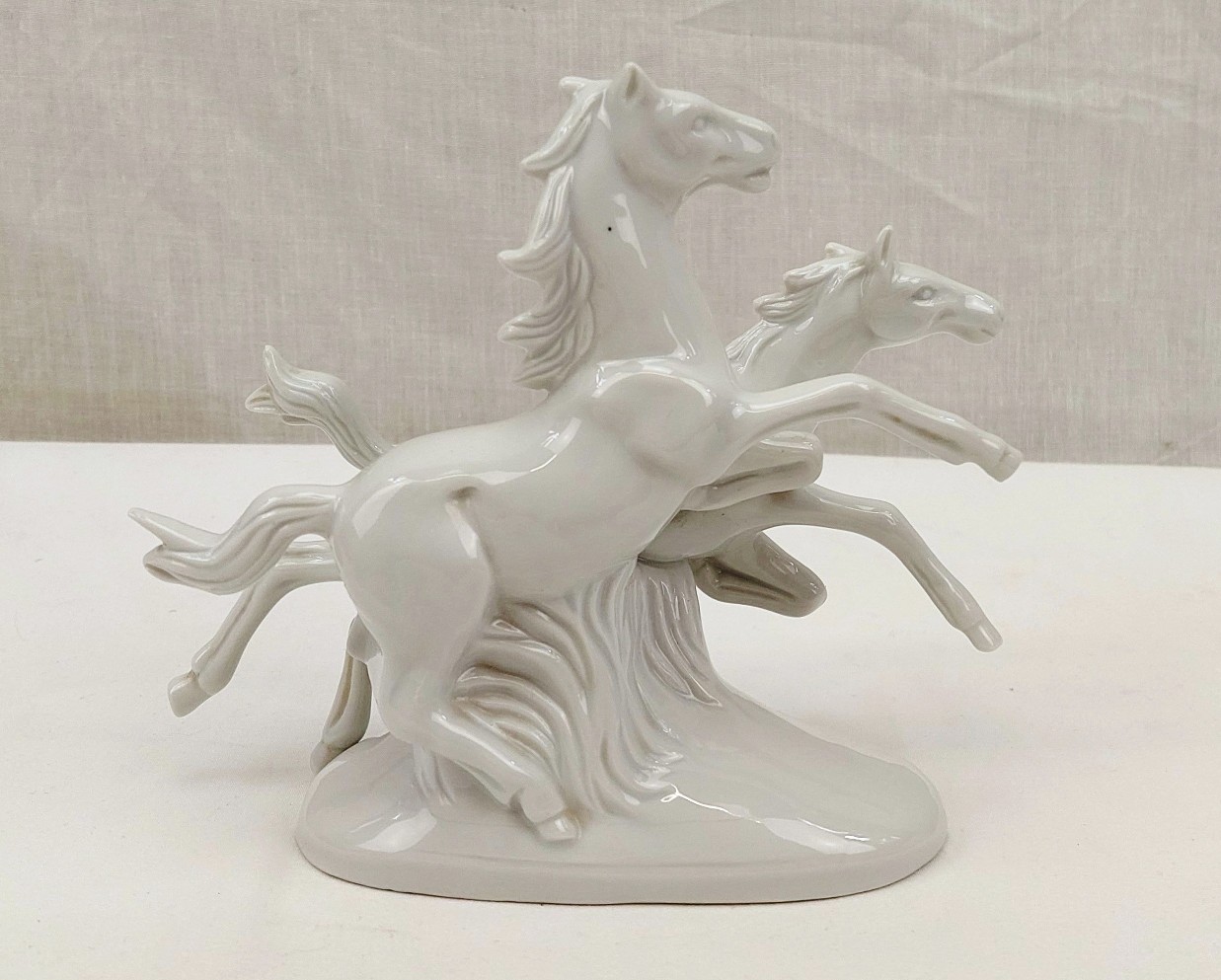 Small Ceramic Pair Of Horses - Image 2