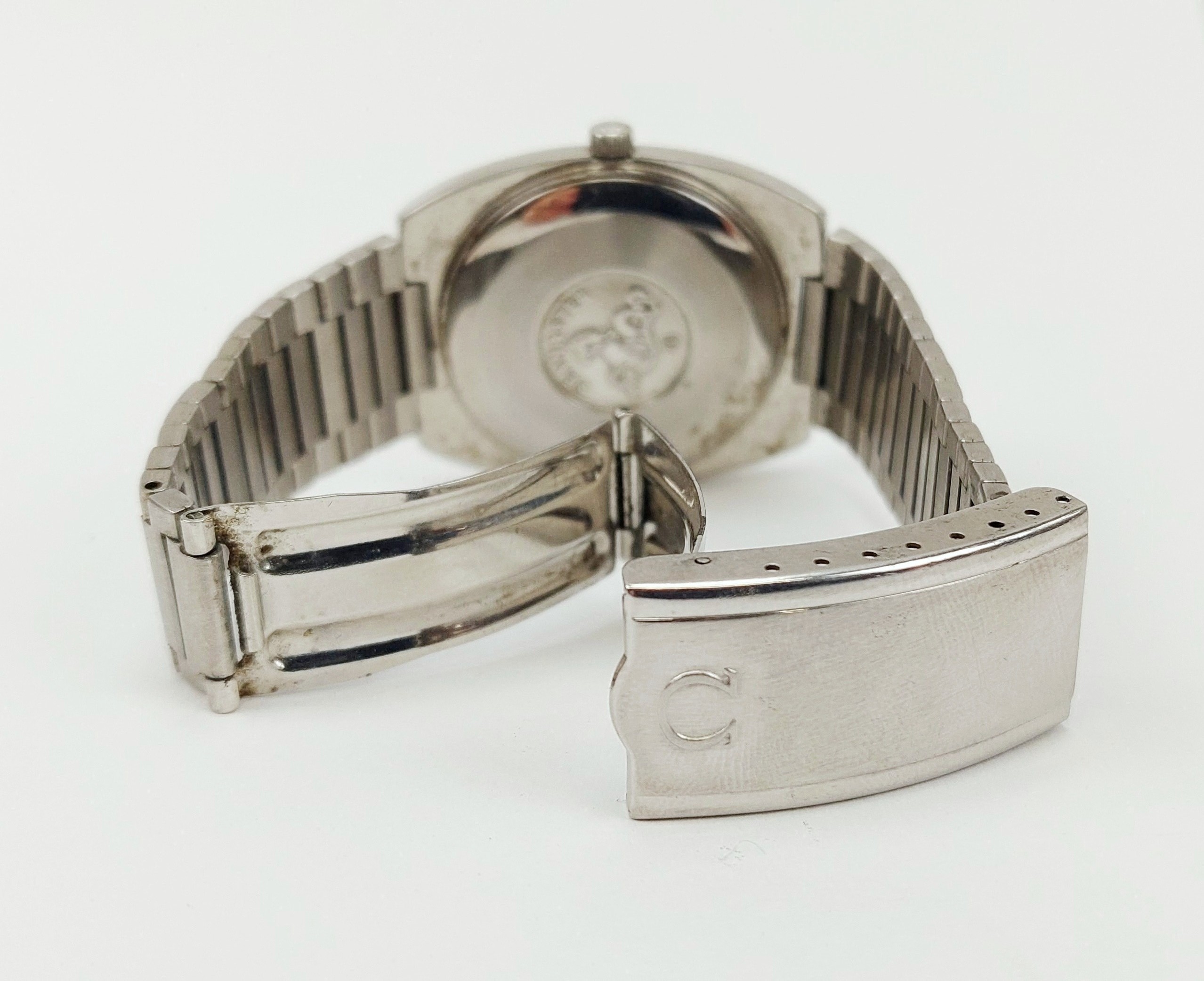 1970s Stainless Steel Omega Seamaster Automatic TV Gents Watch Original Strap - Image 9