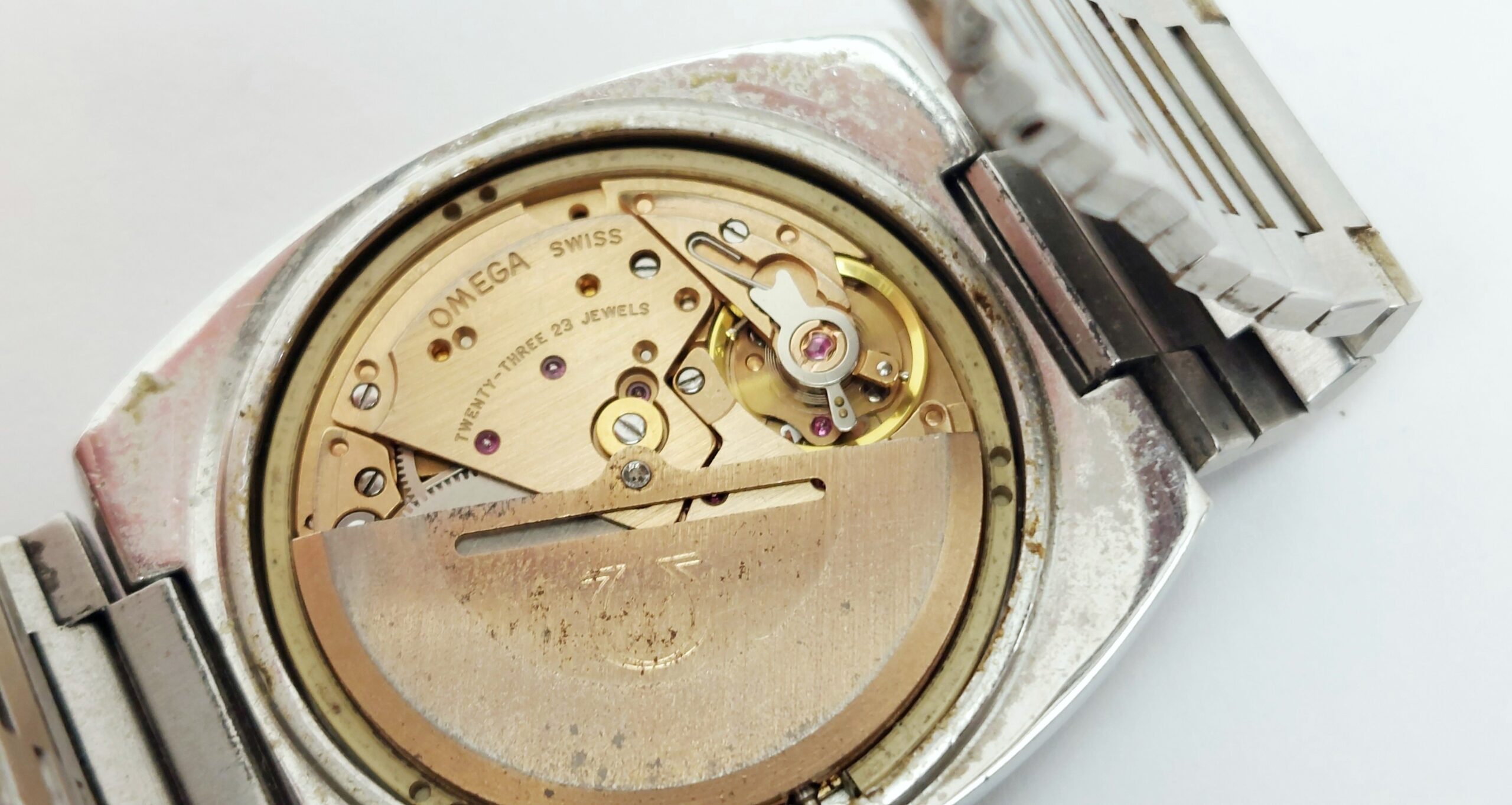1970s Stainless Steel Omega Seamaster Automatic TV Gents Watch Original Strap - Image 8