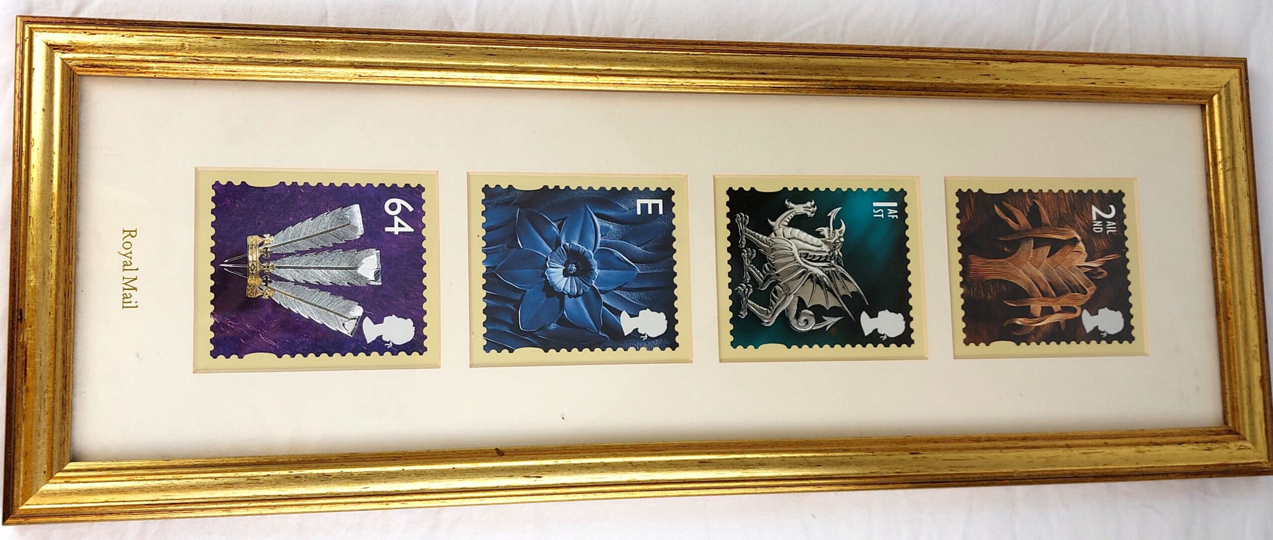 Two Framed Sets of Royal Mail Stamp Designs for England and Wales - Image 2