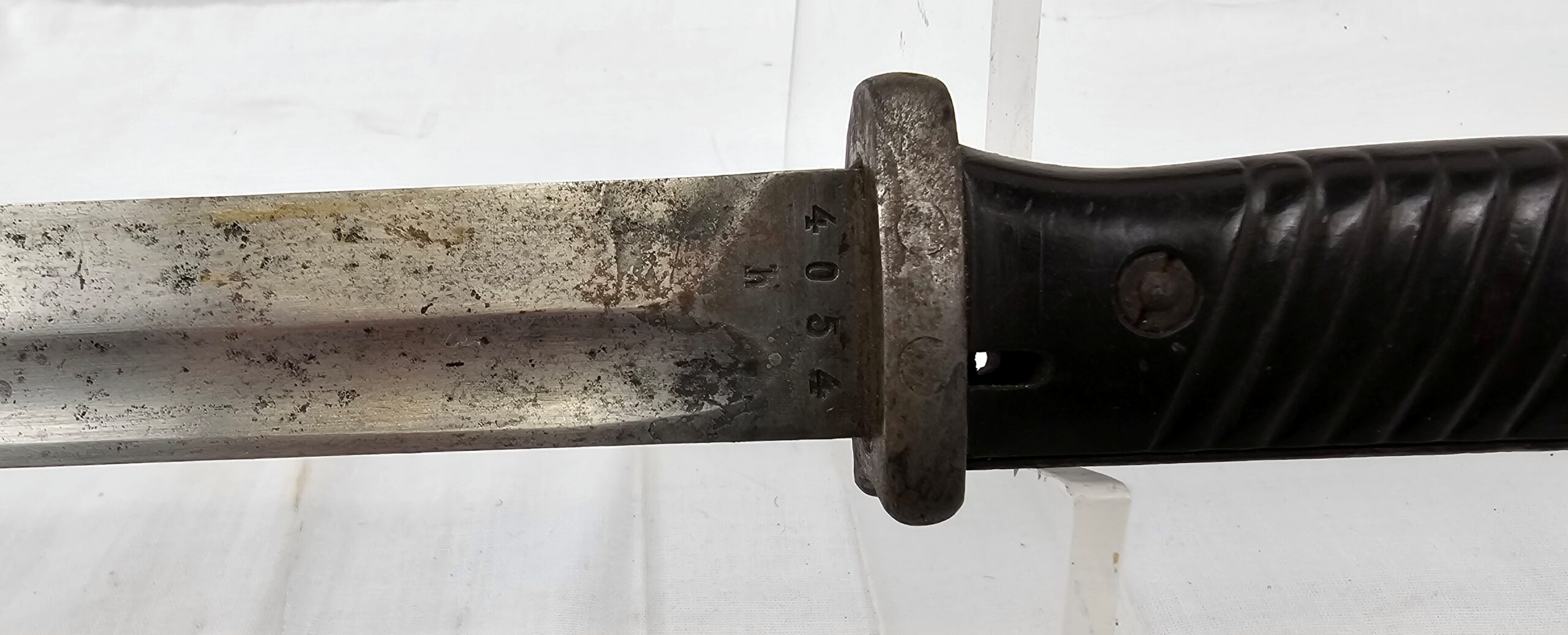 WW2 German Matching Numbers K98 Bayonet. Scabbard And Frog - Image 9