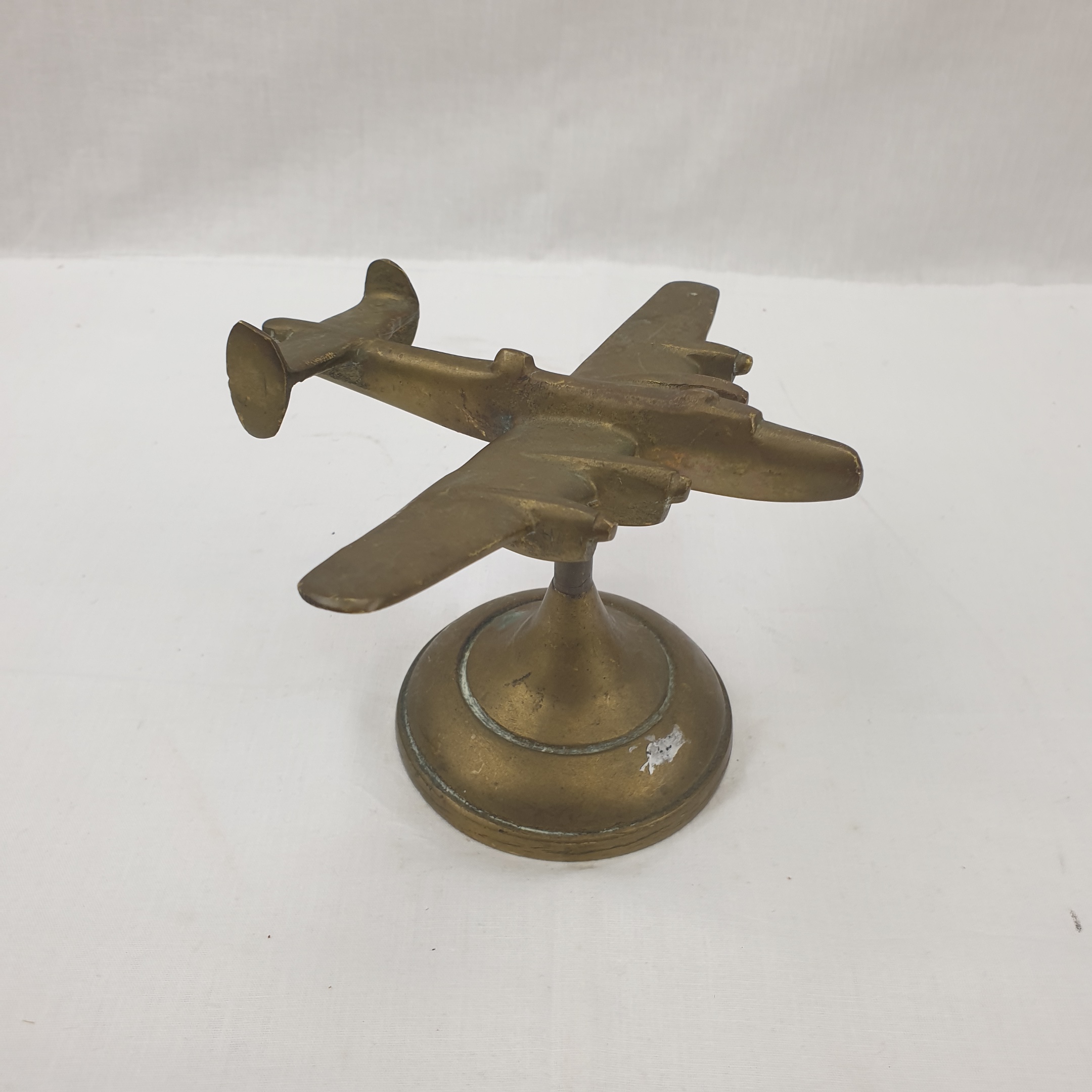 WW2 Trench Art Model Of Handley Page Halifax Heavy Bomber - Image 6