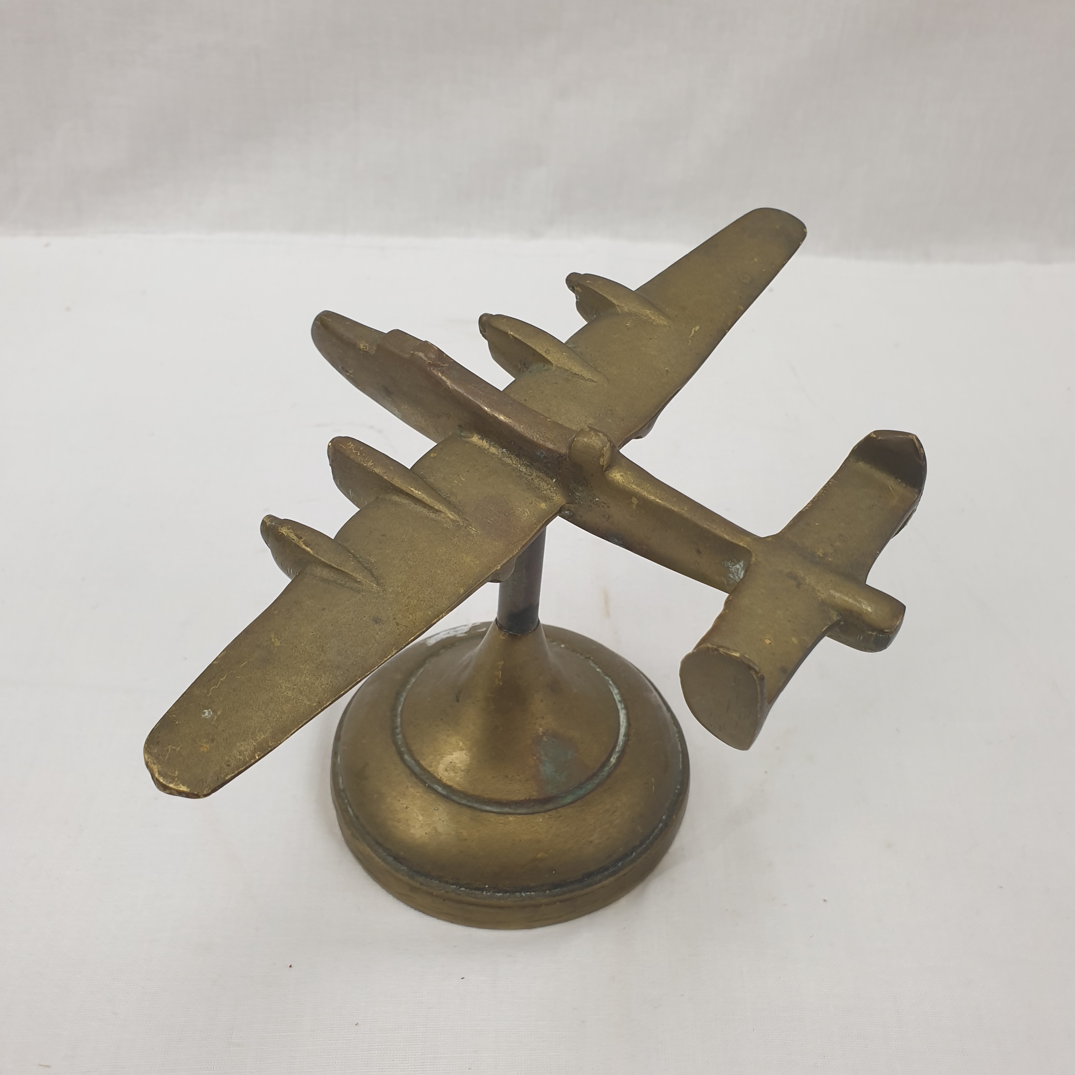 WW2 Trench Art Model Of Handley Page Halifax Heavy Bomber - Image 2
