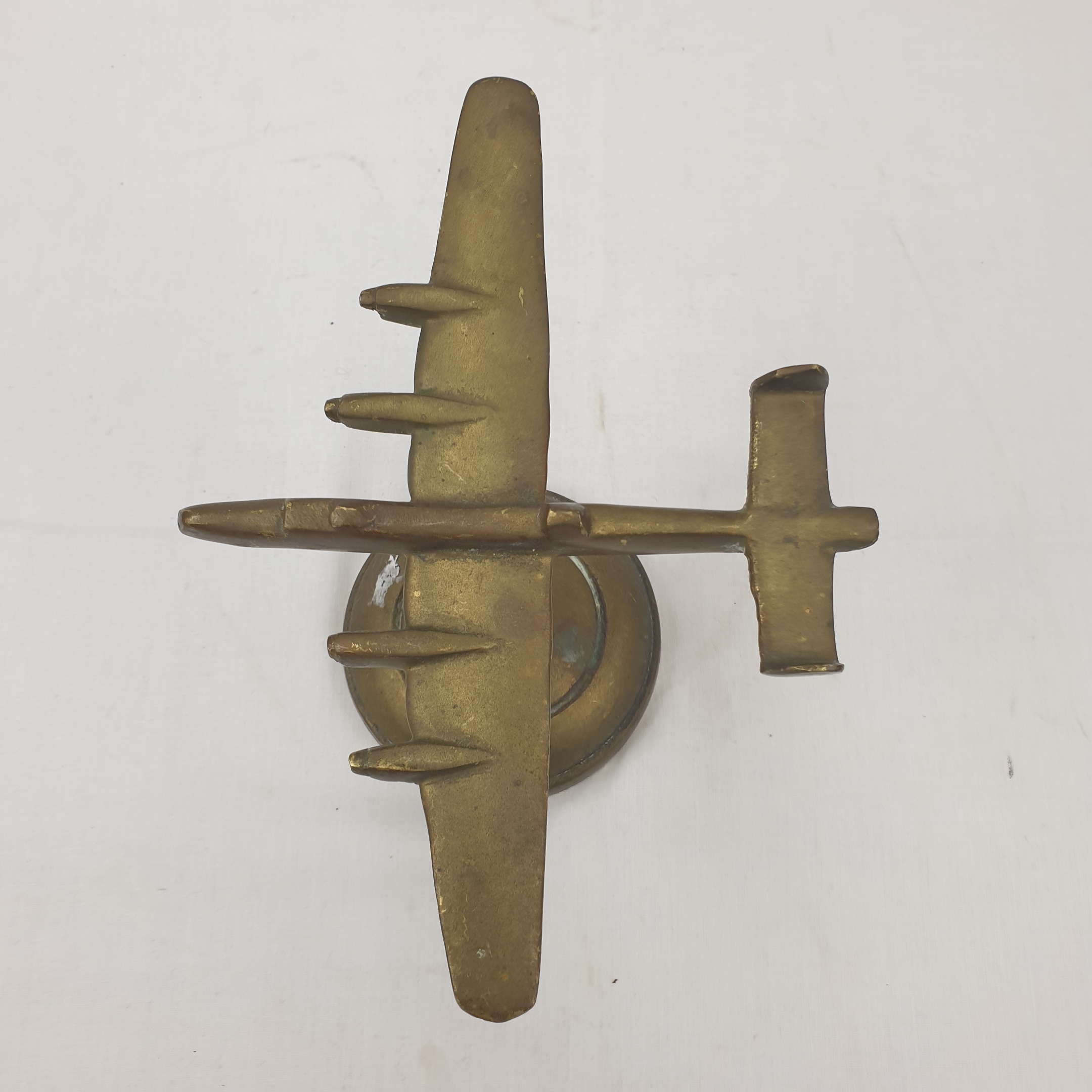 WW2 Trench Art Model Of Handley Page Halifax Heavy Bomber - Image 4