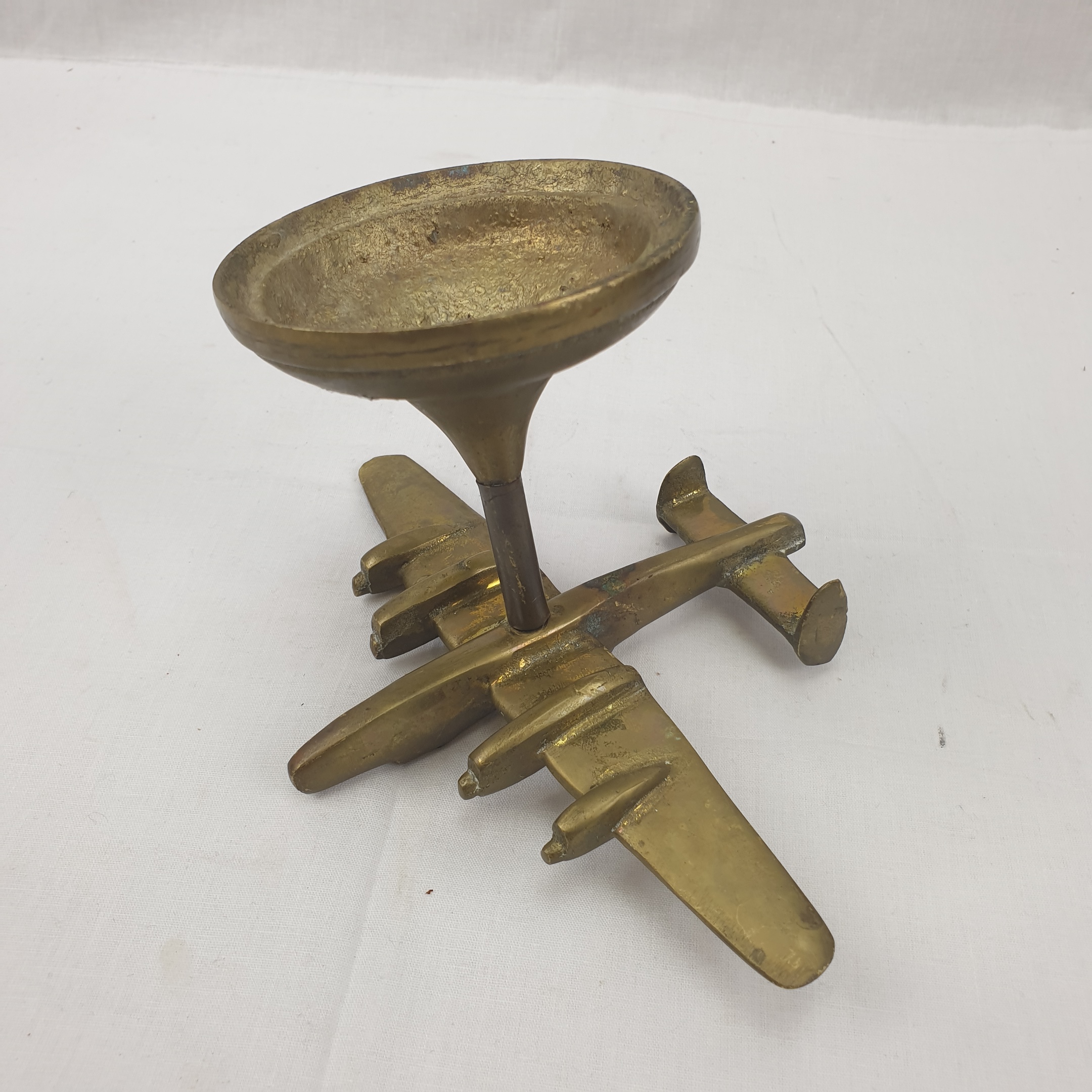 WW2 Trench Art Model Of Handley Page Halifax Heavy Bomber - Image 7