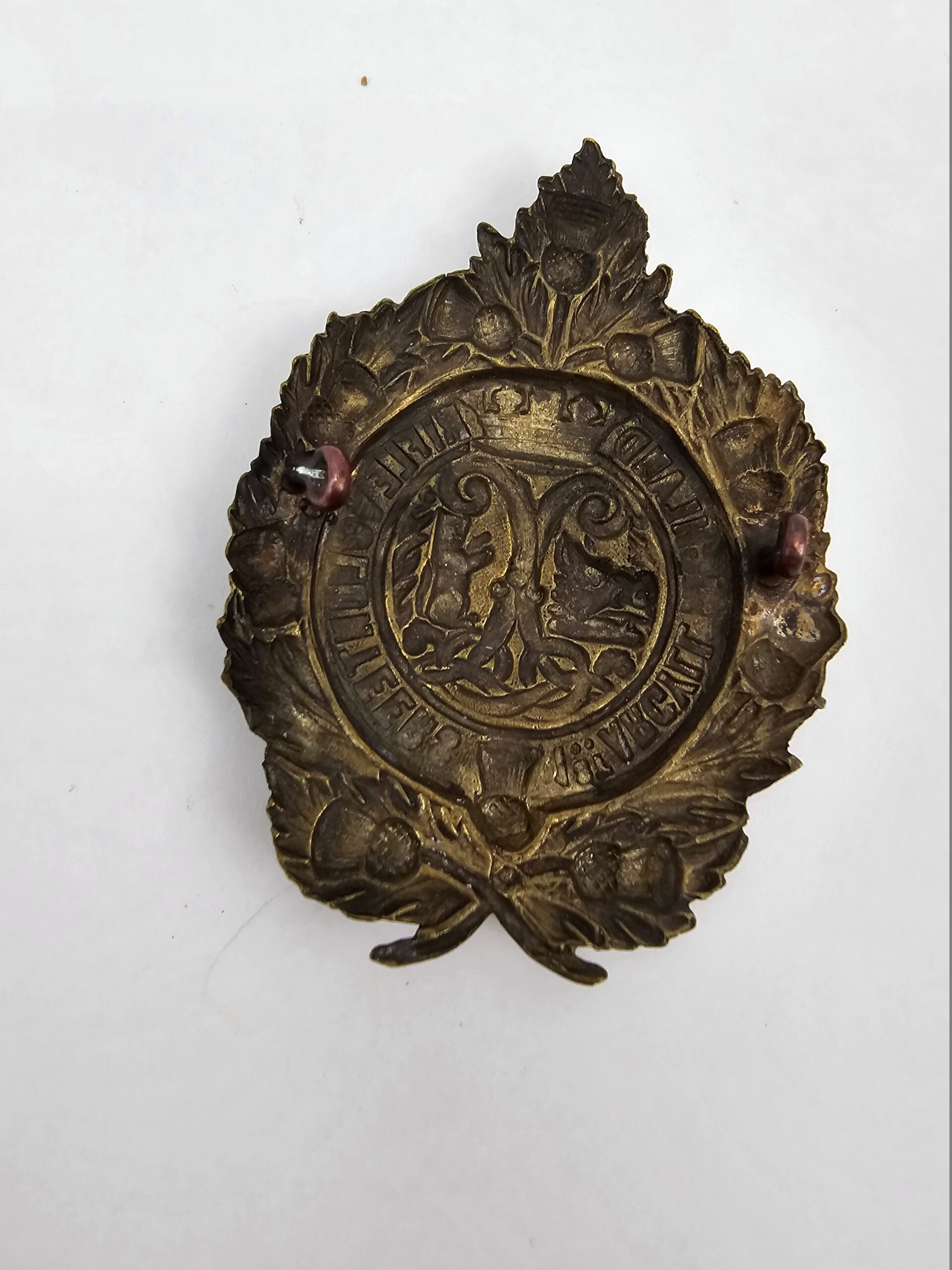 1st Rifle Volunteers Argyll & Sutherland Highlanders Glengarry Cap Badge - Image 2