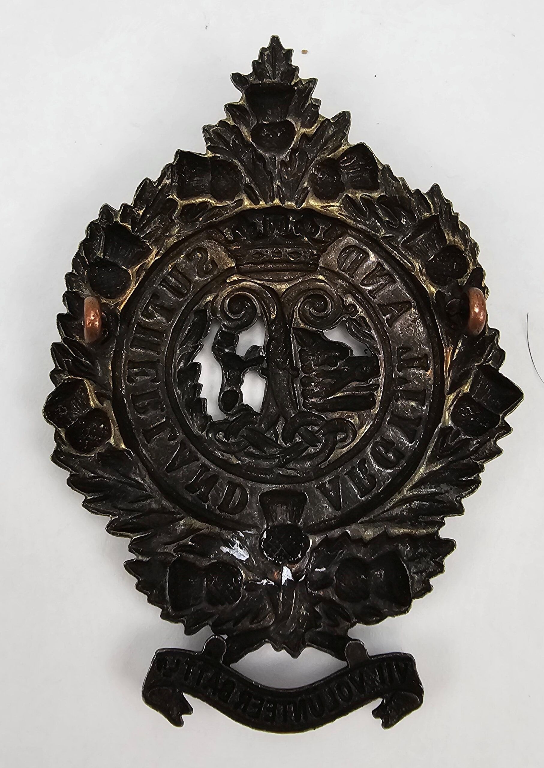 7th Vol Bat Argyll & Sutherland Highlanders NCO And OR Glengarry Cap Badge - Image 2