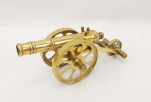 Vintage Brass Model Field Gun Cannon #2