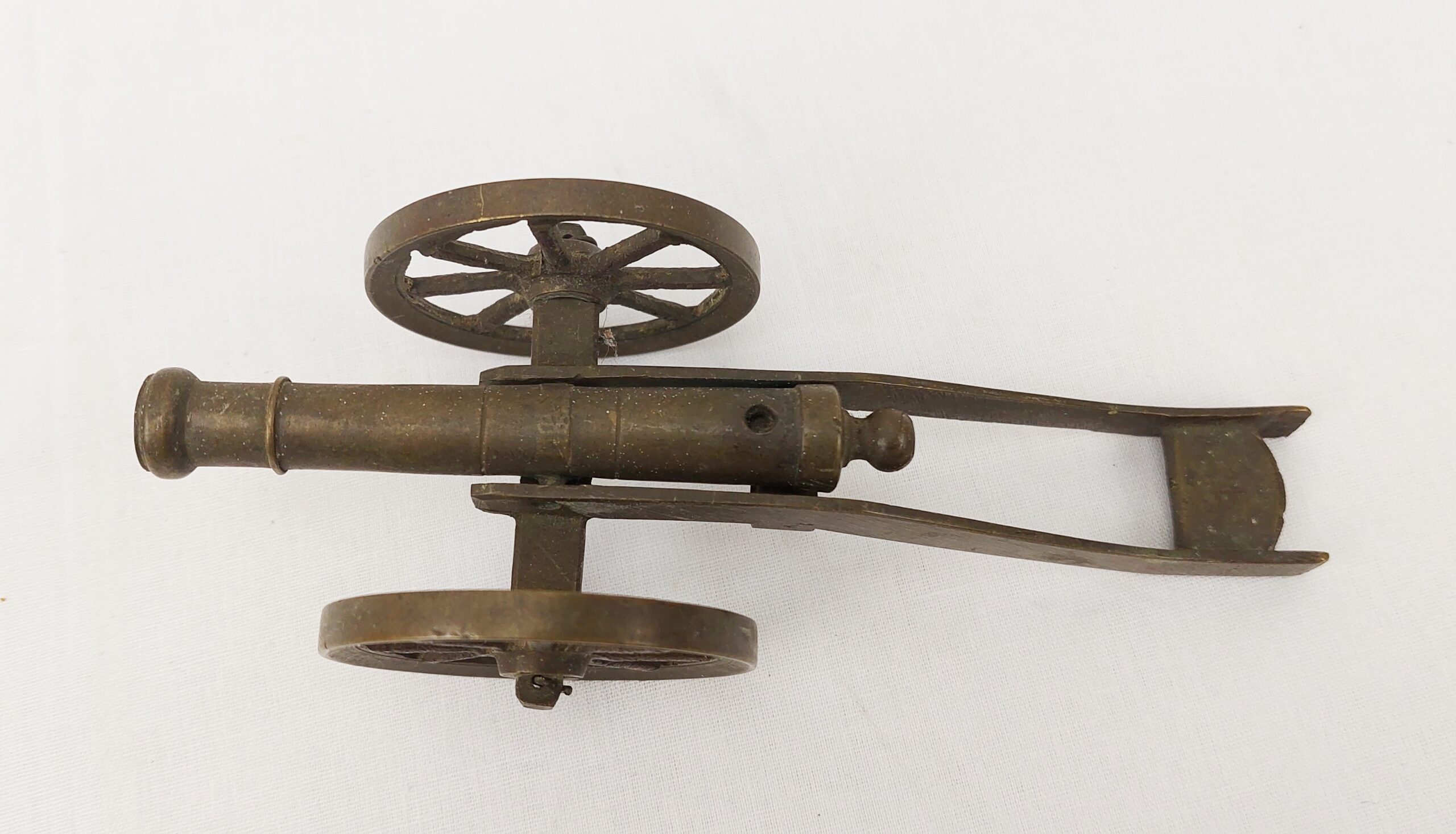 Vintage Brass Model Field Gun Cannon #1 - Image 4