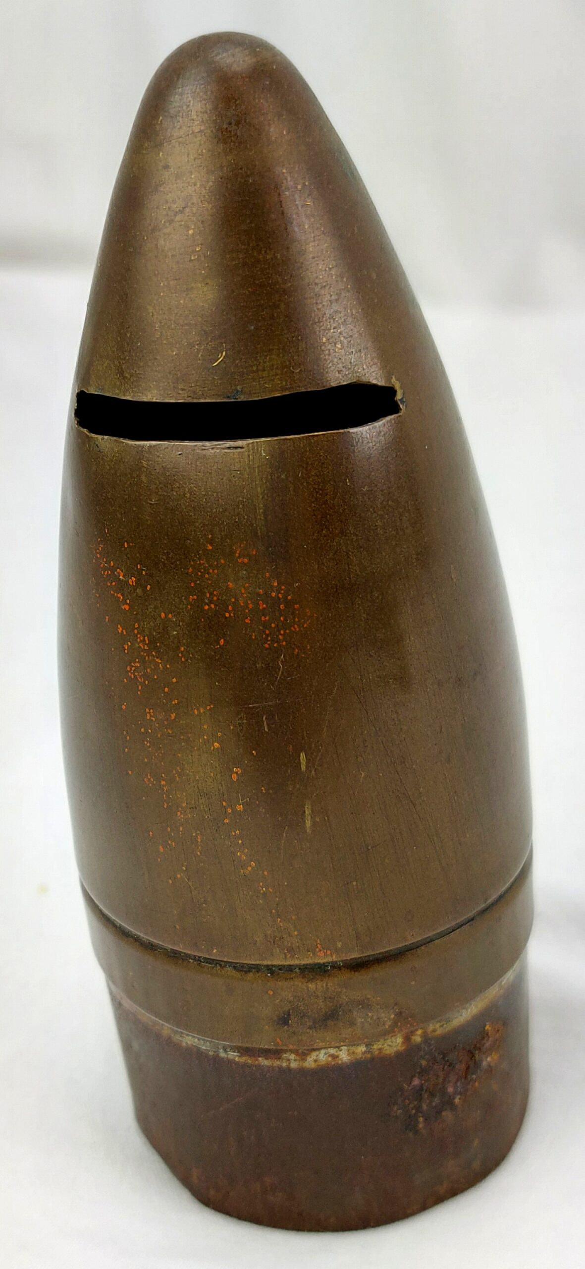 Brass Trench Art Money Box