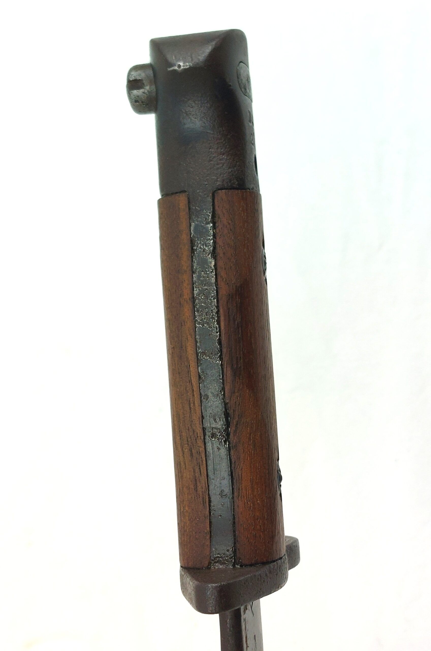 British, WW1, 1907 Pattern Wilkinson Bayonet & Leather Scabbard, dated 1917 - Image 11