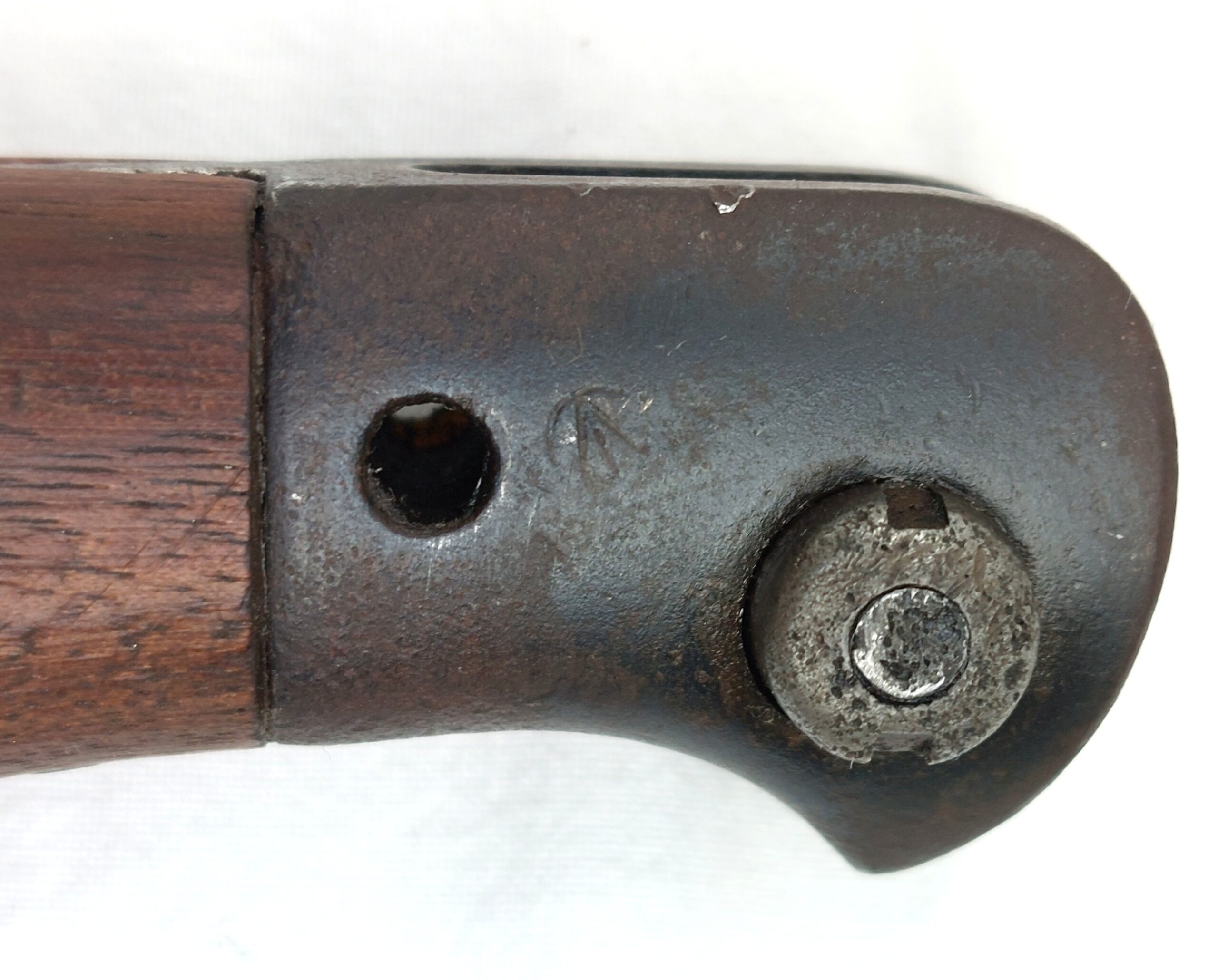 British, WW1, 1907 Pattern Wilkinson Bayonet & Leather Scabbard, dated 1917 - Image 15