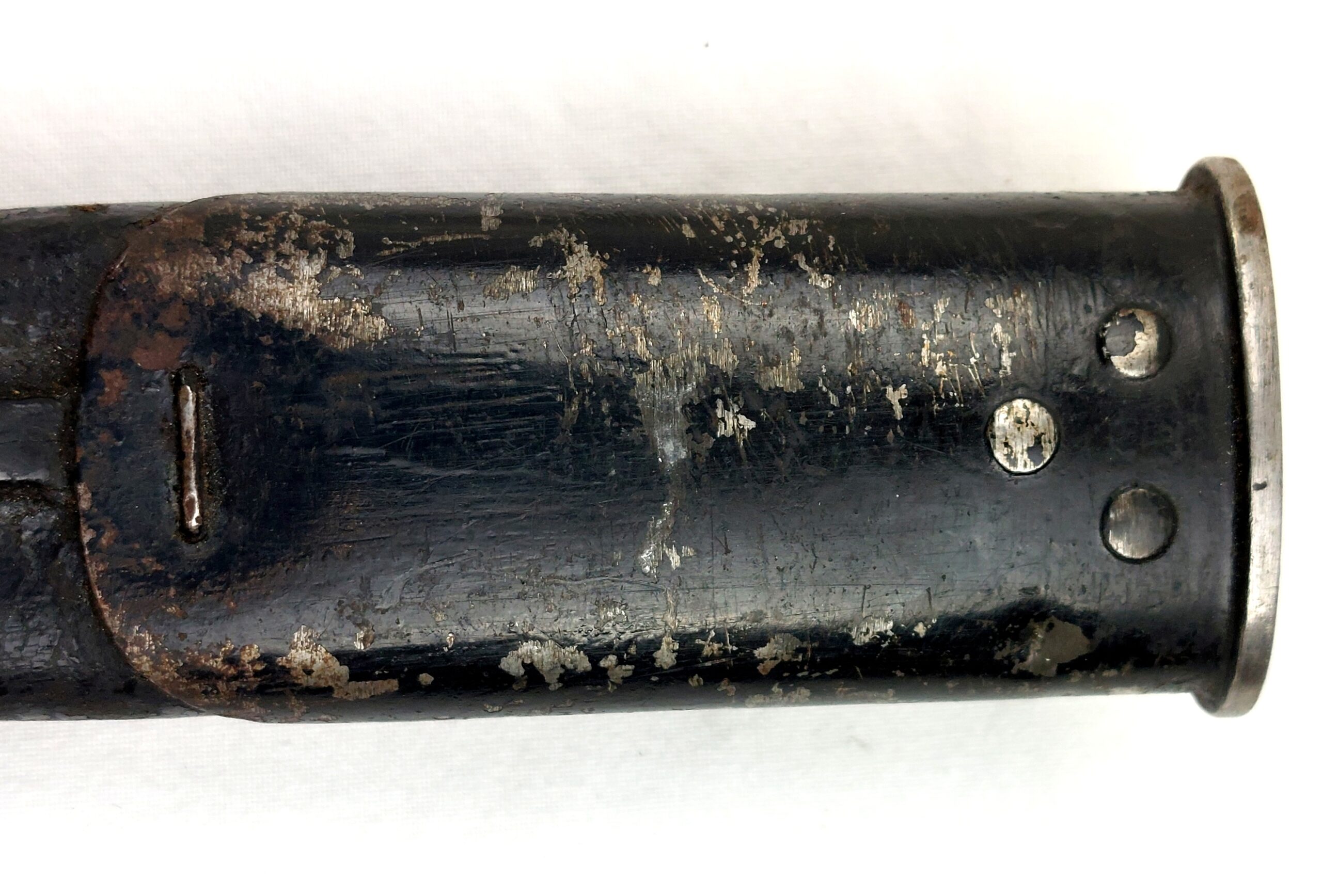 British, WW1, 1907 Pattern Wilkinson Bayonet & Leather Scabbard, dated 1917 - Image 22
