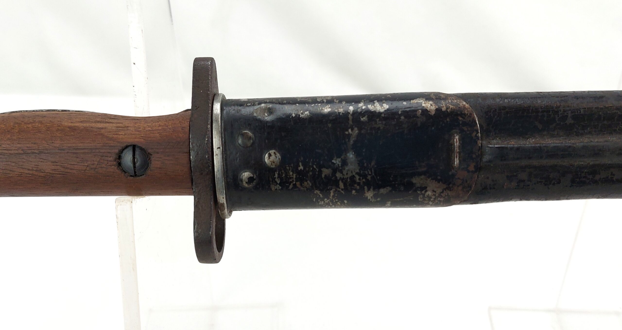 British, WW1, 1907 Pattern Wilkinson Bayonet & Leather Scabbard, dated 1917 - Image 27