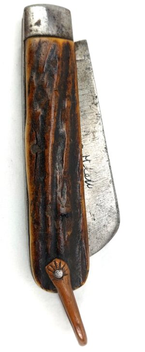 British, WW1, Admiralty Pattern 301 Staghorn Jack Knife, "Non XLL" by Joseph Allen & Sons Sheffield