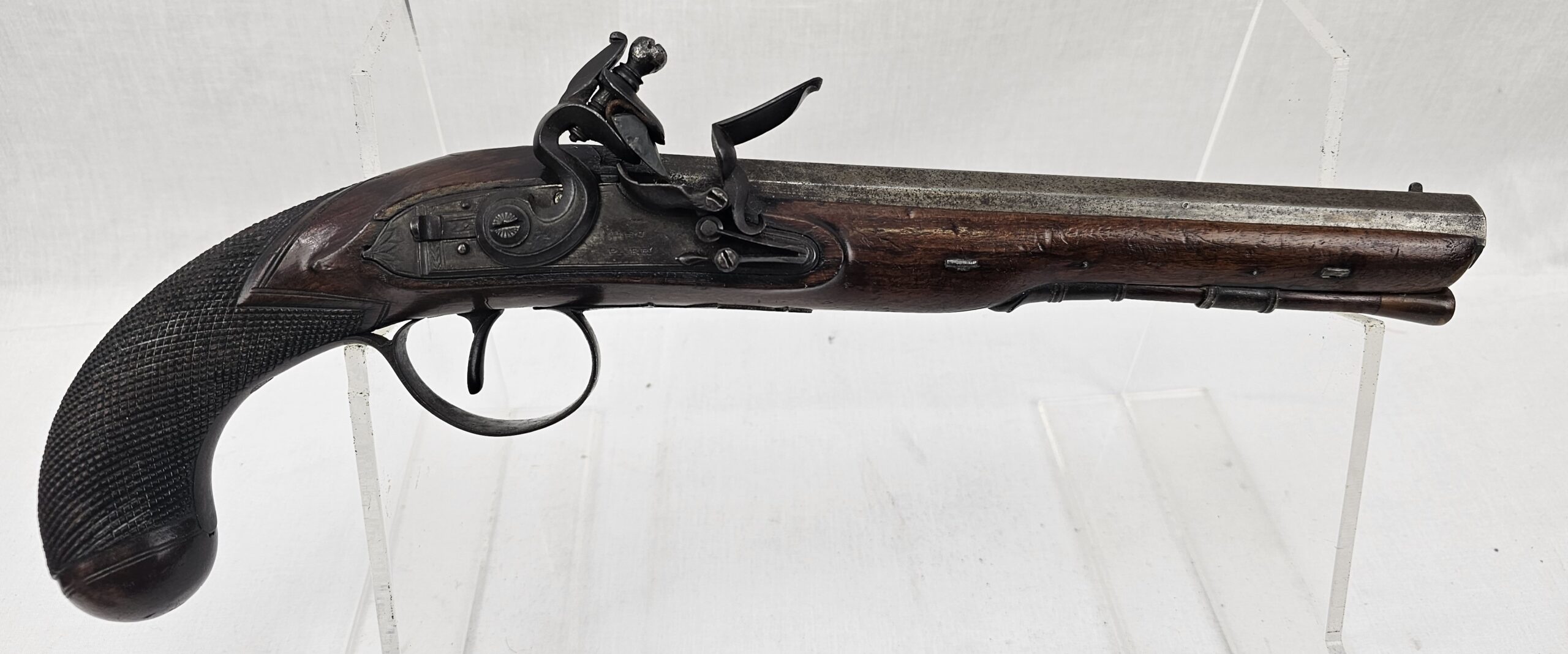 Circa 1790 Flintlock Duelling Pistol By I And J Parr
