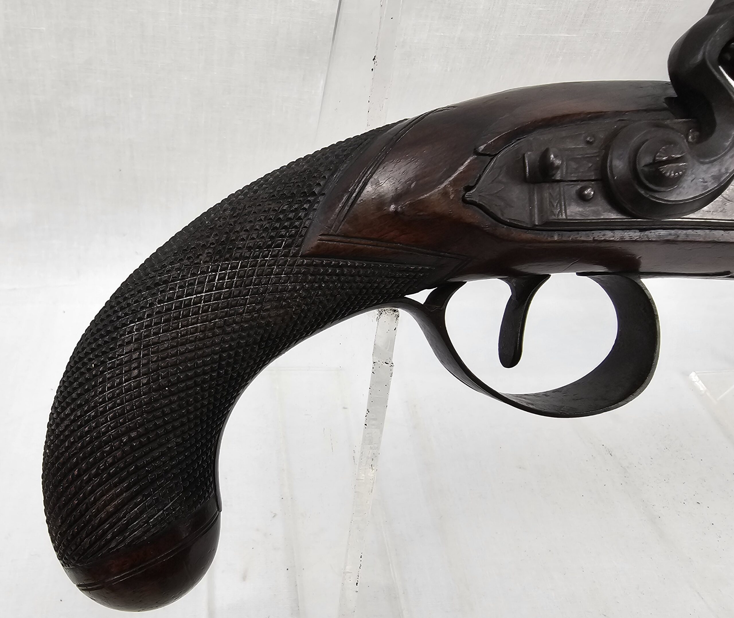 Circa 1790 Flintlock Duelling Pistol By I And J Parr - Image 8