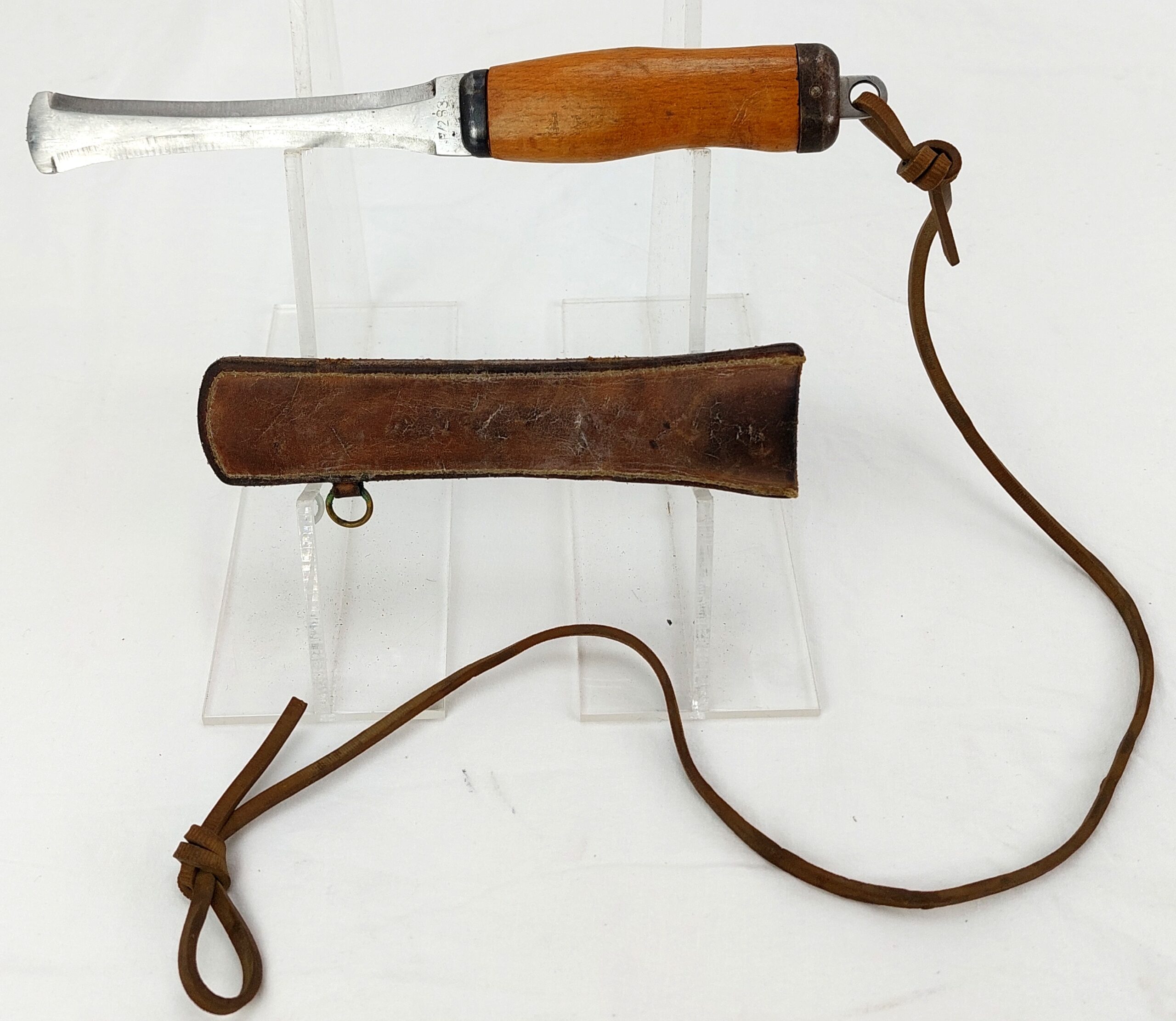 Cold War, Polish army 'Paratrooper" Knife (Cord-Cutter Knife) with Original Scabbard and Lanyard - Image 2