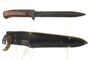 Czech, c1970, VZ-58 Bayonet, with Black Leather Scabbard
