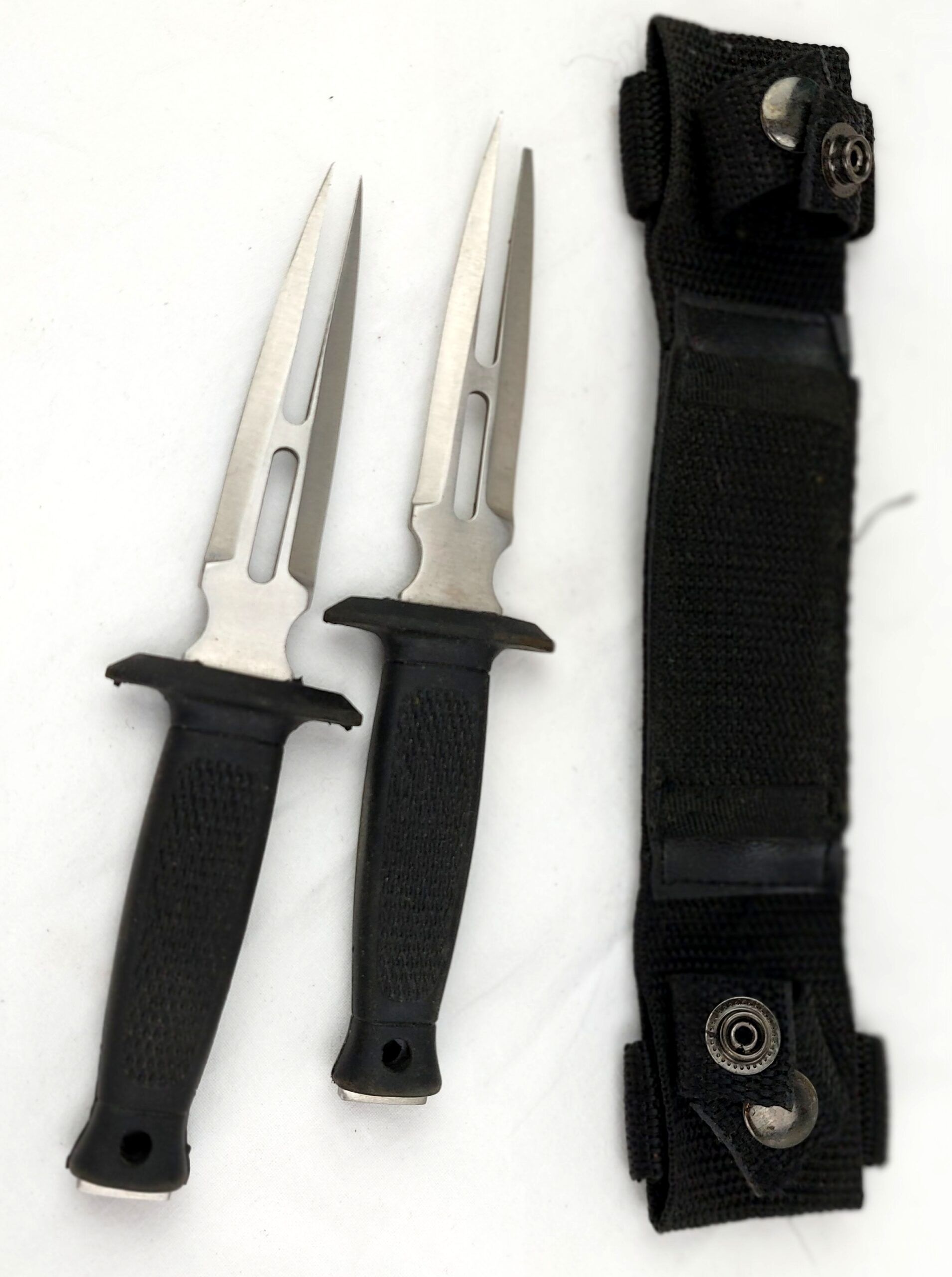 Forked Blade Boot Dagger Duo, with Sheath