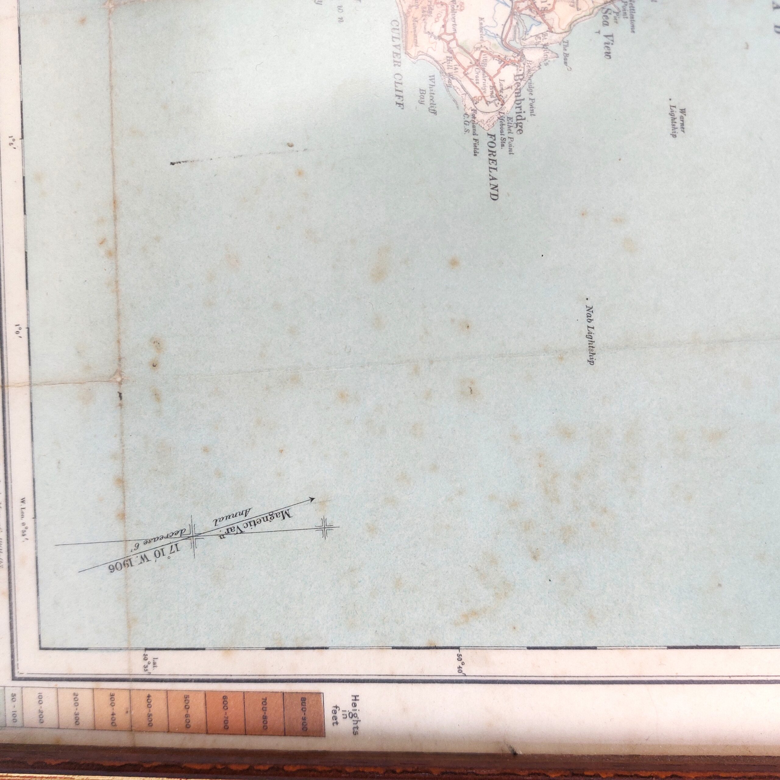 Framed Map of Southampton, Portsmouth & Isle of Wight, Two Miles to One Inch, Sheet 38, 1906 - Image 12