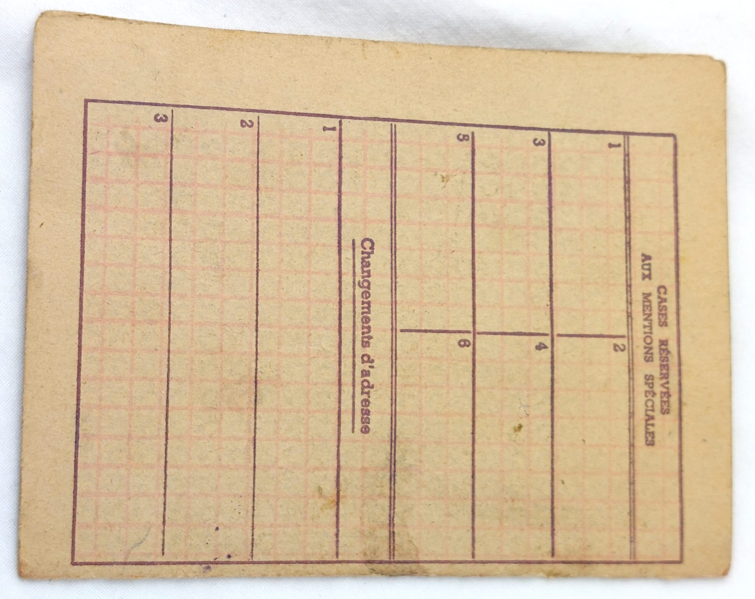 French, WW2, 1945-1948 Ration Book with stamps, Carte Individuelle D'Alimentation: Andrea Noellie Marie Dewailly Fatoux, Cavron-Saint-Martin - Image 2