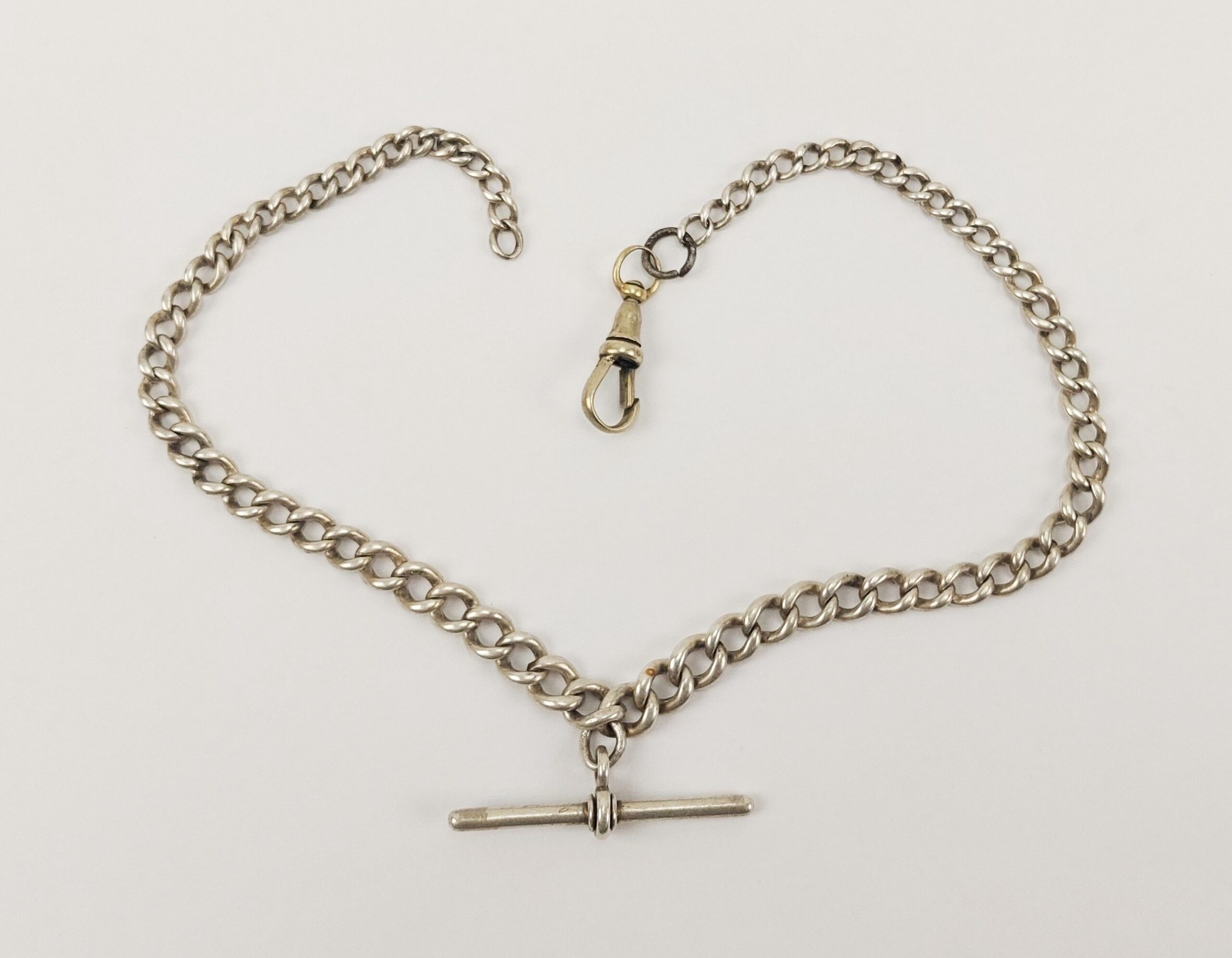Sterling Silver Double Albert Watch Chain