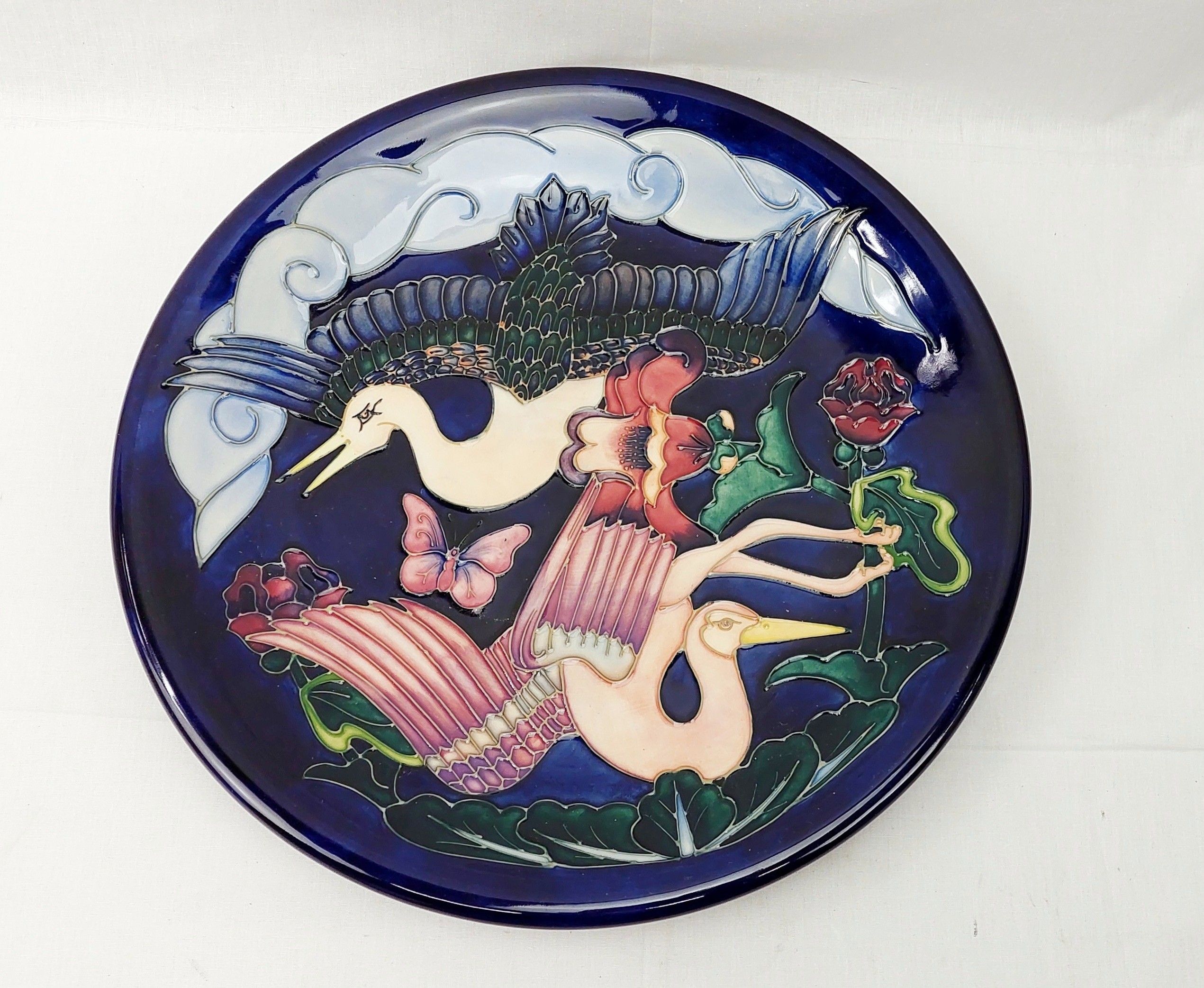 Moorcroft Kyoto Pattern 14 Inch Charger