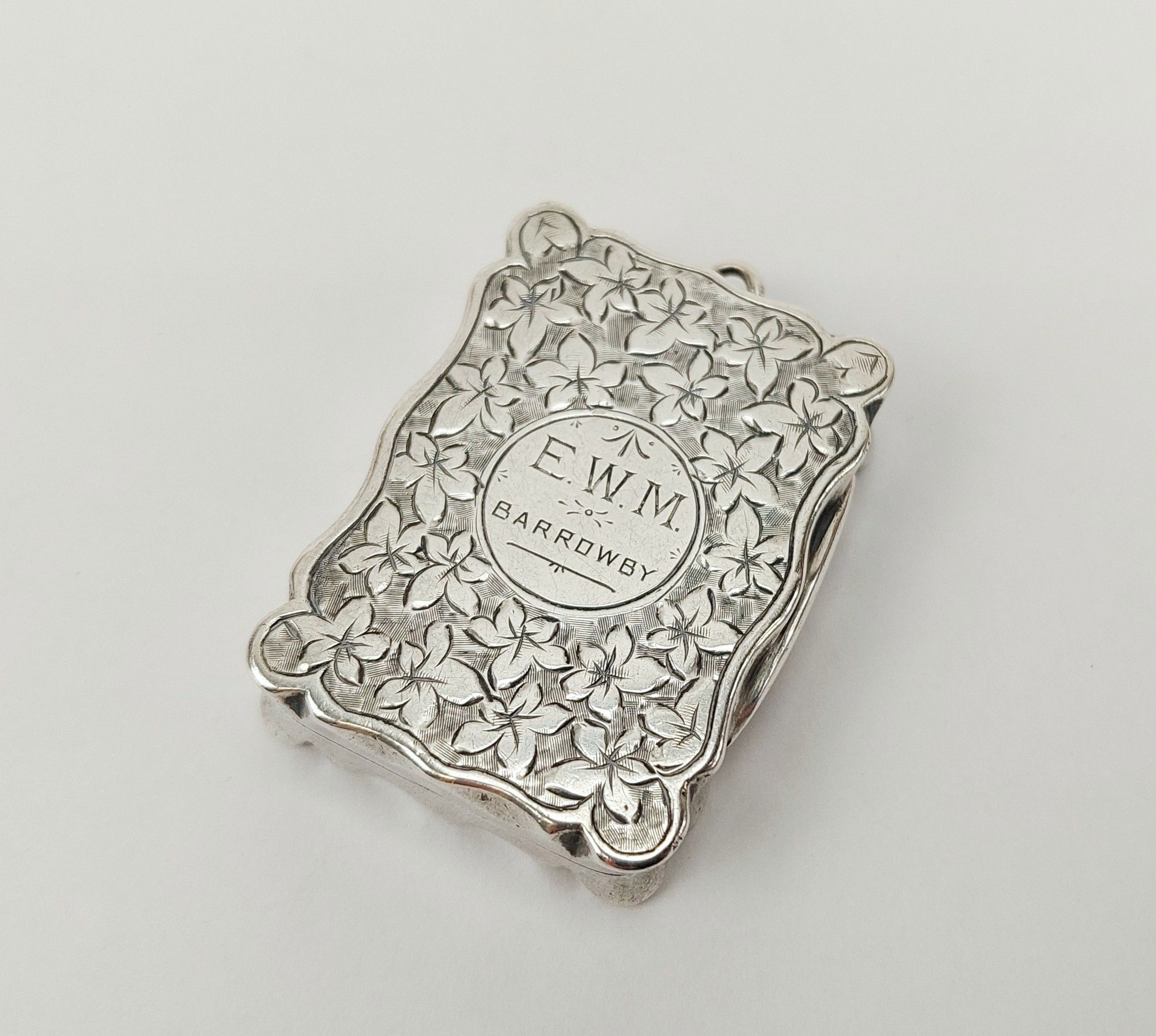 Victorian Sterling Silver Vinaigrette Birmingham 1897 By Colen Hewer Cheshire