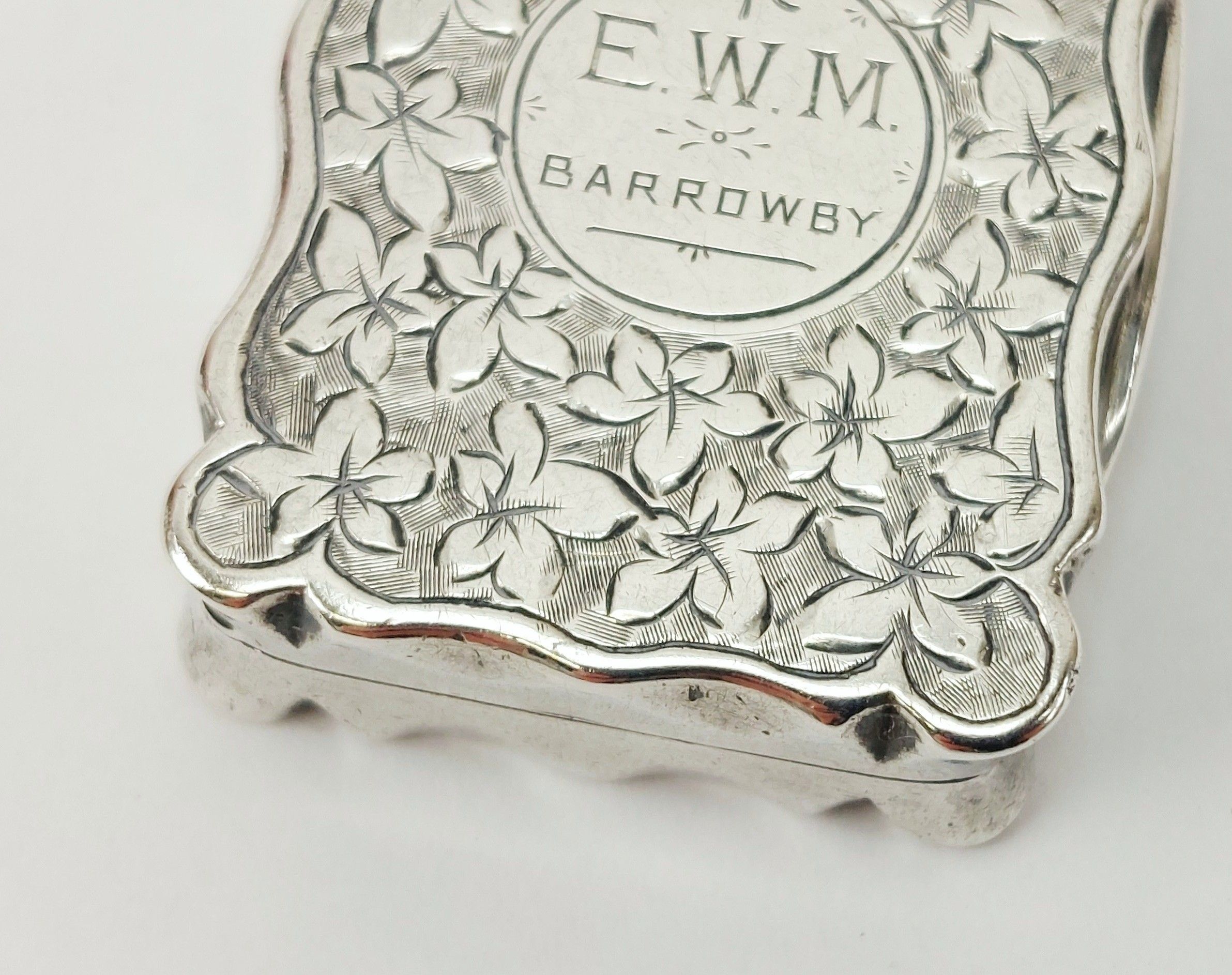 Victorian Sterling Silver Vinaigrette Birmingham 1897 By Colen Hewer Cheshire - Image 3