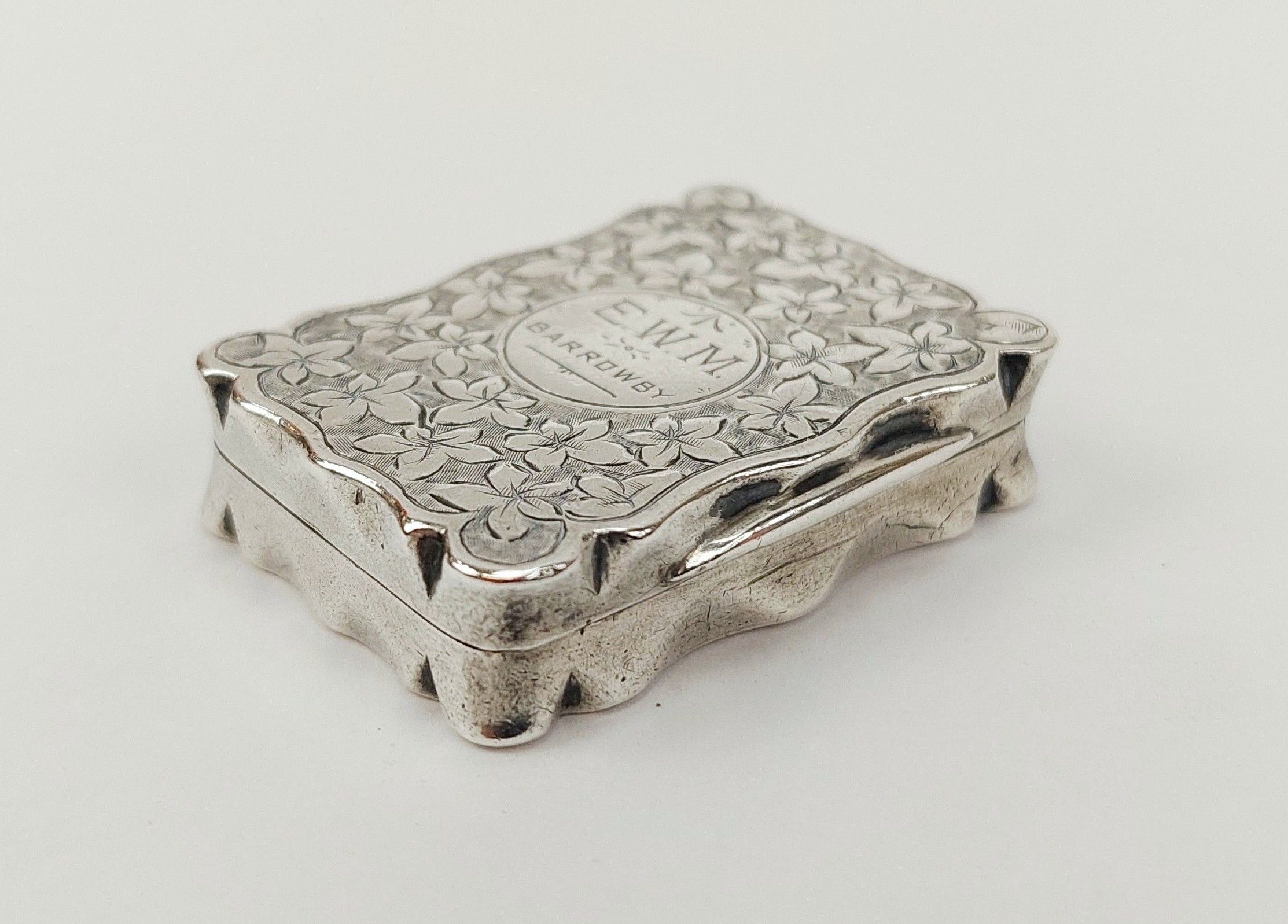 Victorian Sterling Silver Vinaigrette Birmingham 1897 By Colen Hewer Cheshire - Image 4