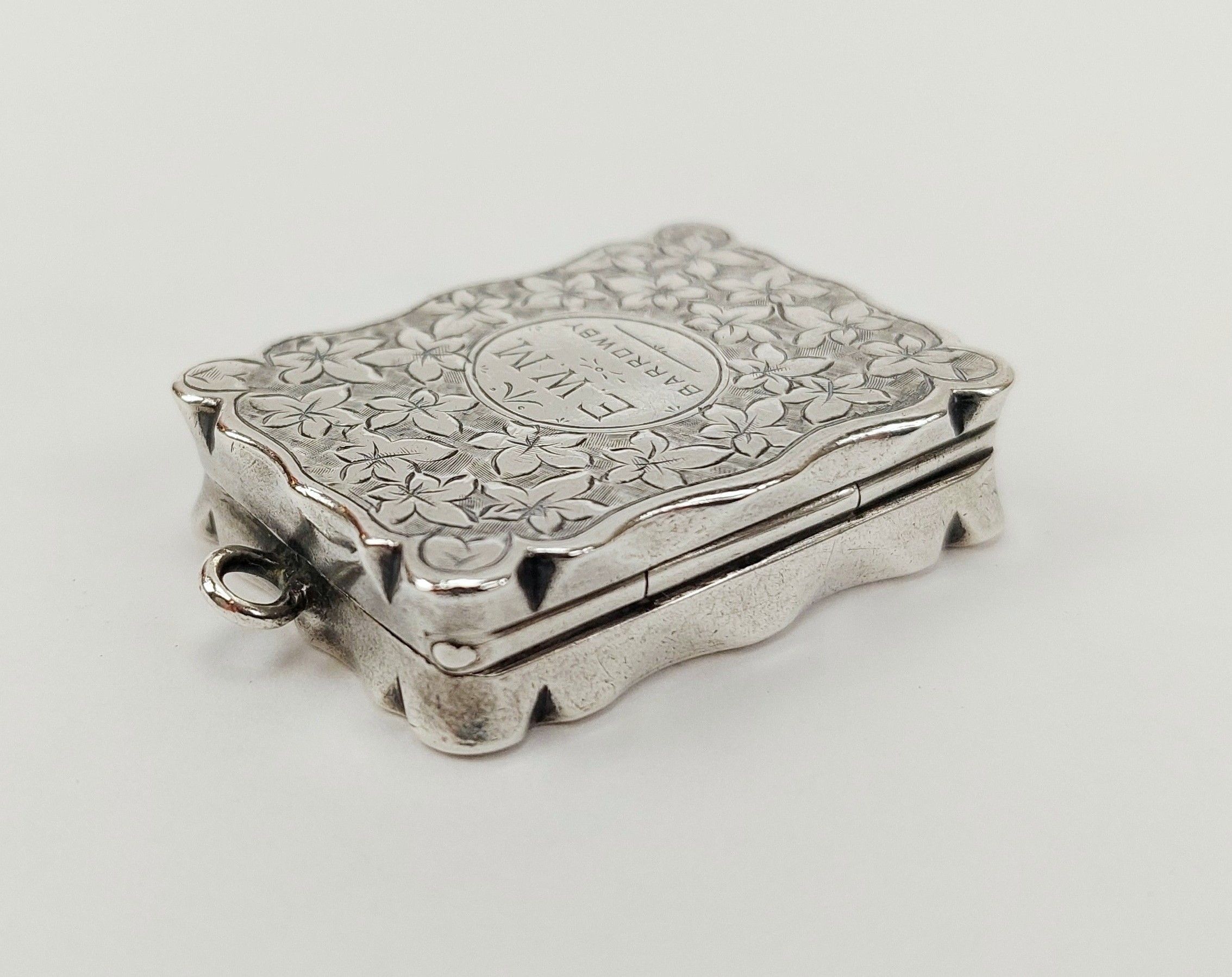 Victorian Sterling Silver Vinaigrette Birmingham 1897 By Colen Hewer Cheshire - Image 5