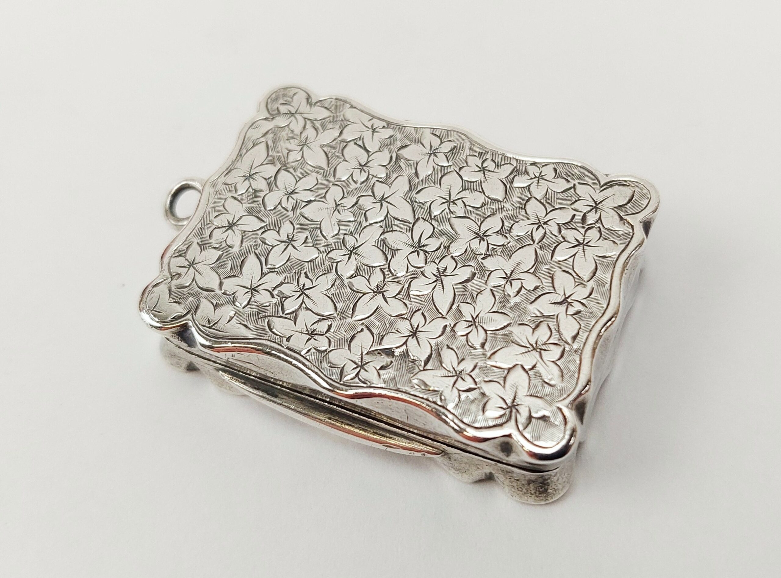 Victorian Sterling Silver Vinaigrette Birmingham 1897 By Colen Hewer Cheshire - Image 6