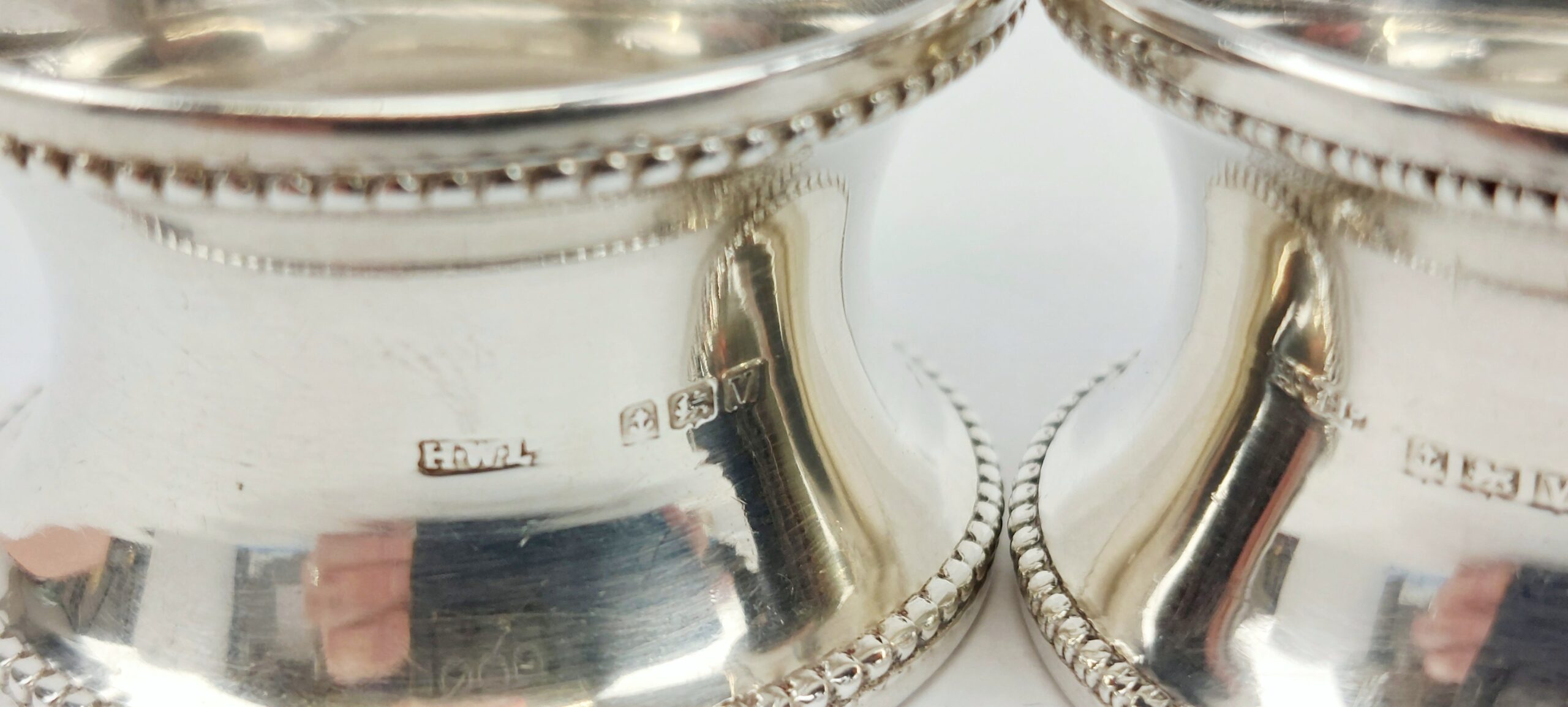 Pair Of Birmingham 1945 Sterling Silver Napkin Rings - Image 2