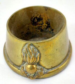 Royal Artillery, Bomb Badge 'Ubique', Trench Art, Ashtray, Cup, Candle Holder