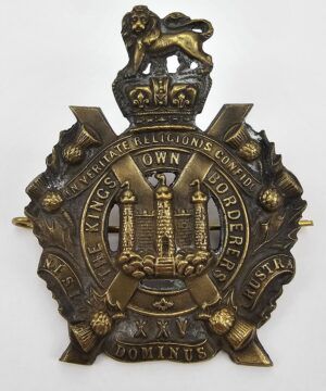 Victorian 25th Kings Own Borderers Cap Badge
