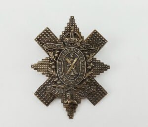 Victorian Glasgow Highlanders 9th Highland Light Infantry Cap Badge