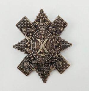 WW1 Highland Cyclist Battalion Territorial Forces Senior NCOs Cap Badge