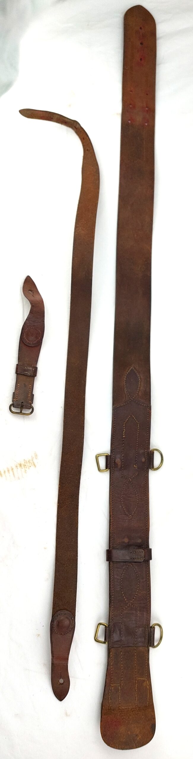British, WW1, c.1917, Officers Sam Browne Belt and Cross Strap - Image 14