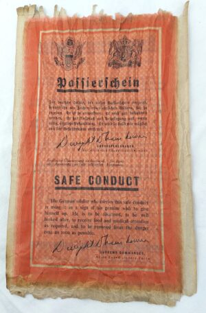 WW2, Allied, Seven "PASSIERSCHEIN" Safe Conduct Passes for German Forces