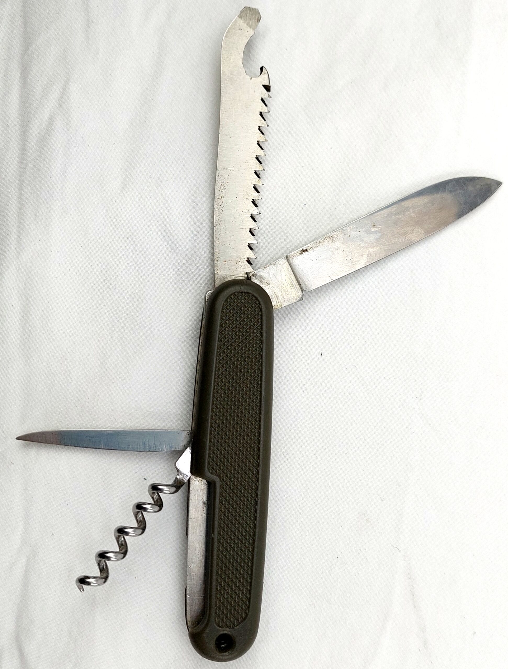 West German Army Knife (108 - GAK 1) “Bundeswehr”, c1980, 4 Blade Clasp Knife - Image 2
