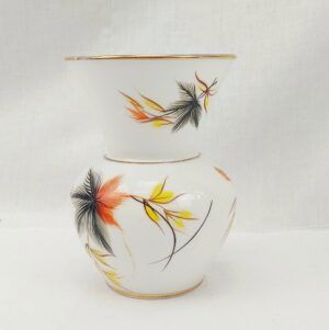 1950s Autumnal Glass Vase