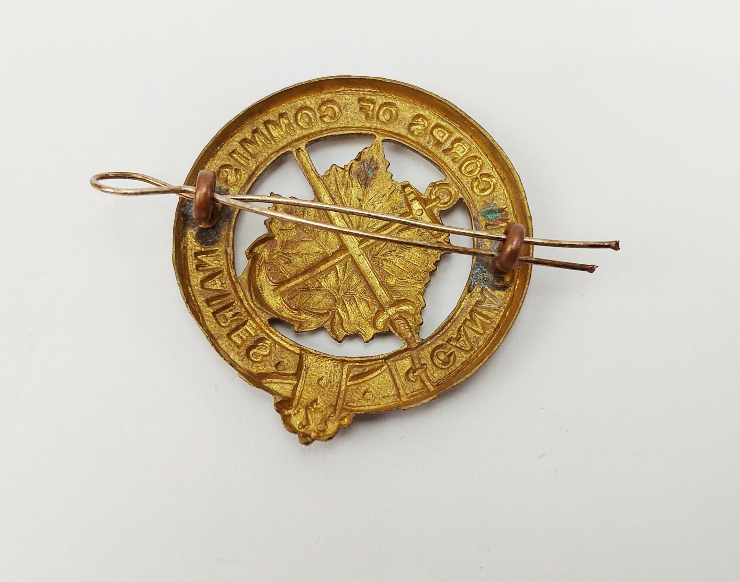 Early WW2 Canadian Corp Of Commissionaires Cap Badge - Image 2