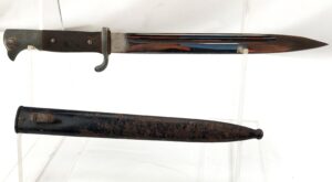 German, WW2, K98 Long Dress Bayonet and Scabbard, by E.u.F. Horster, Solingen
