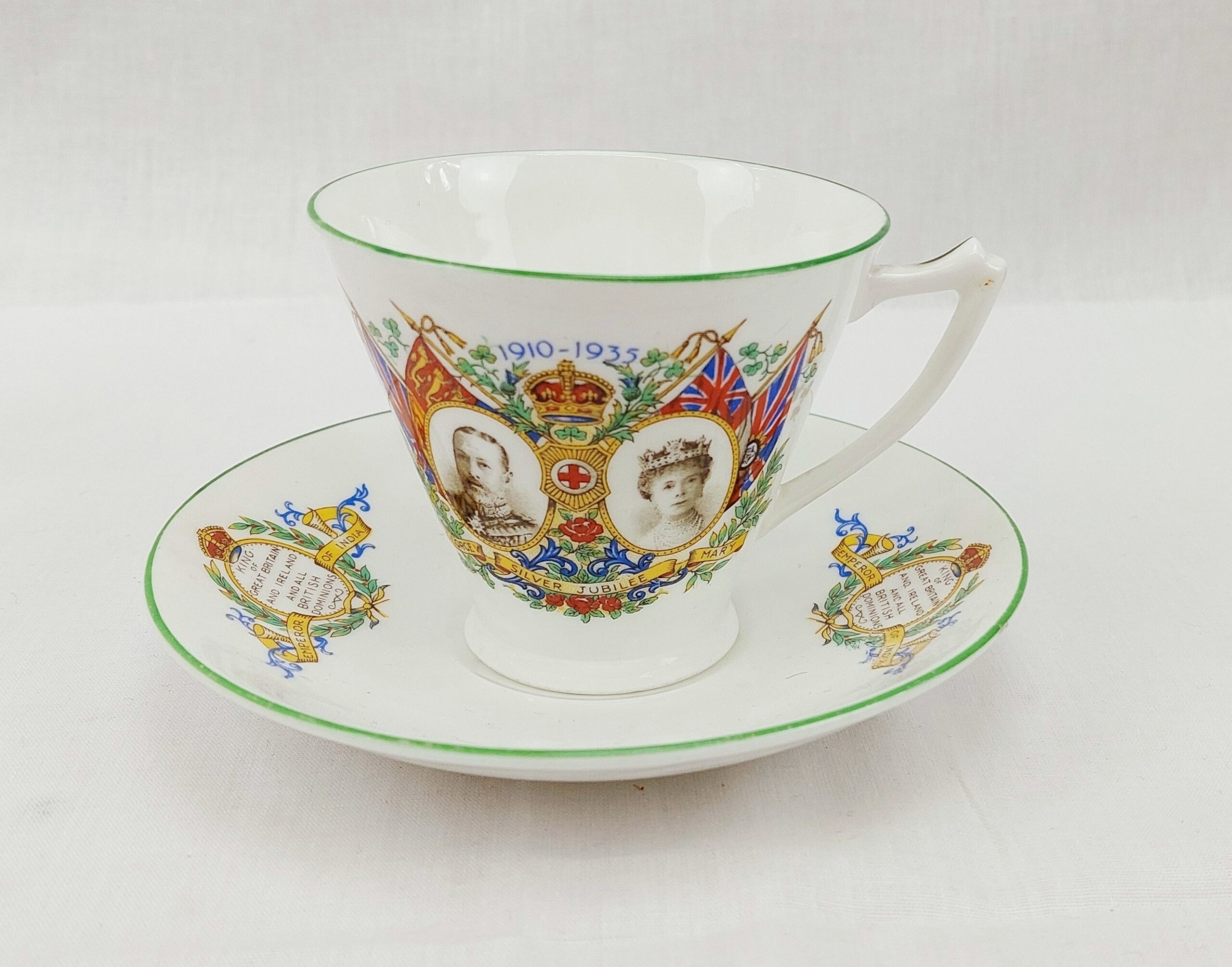 King George V & Queen Mary Silver Jubilee Cup & Saucer